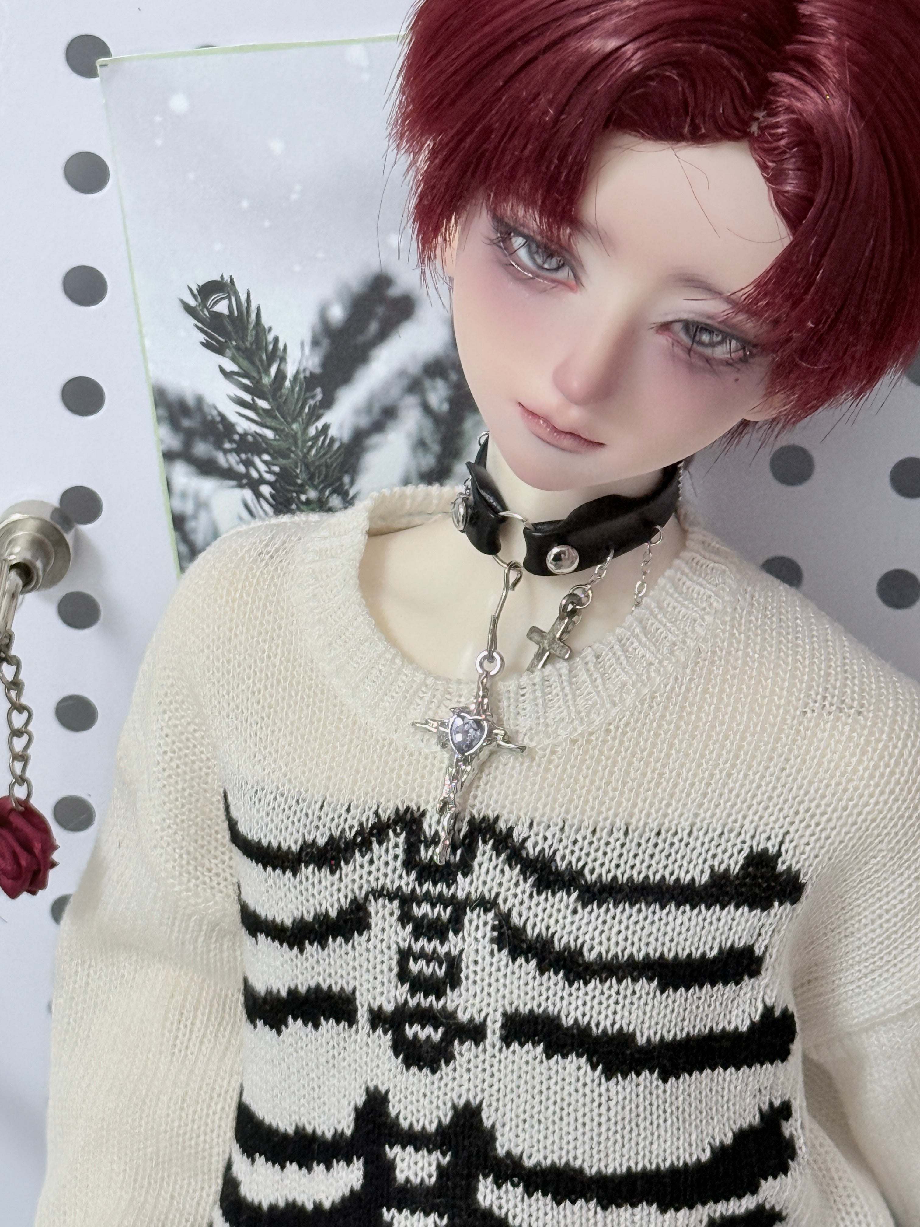 Azure doll 1/4 BJD Head Day & Night
