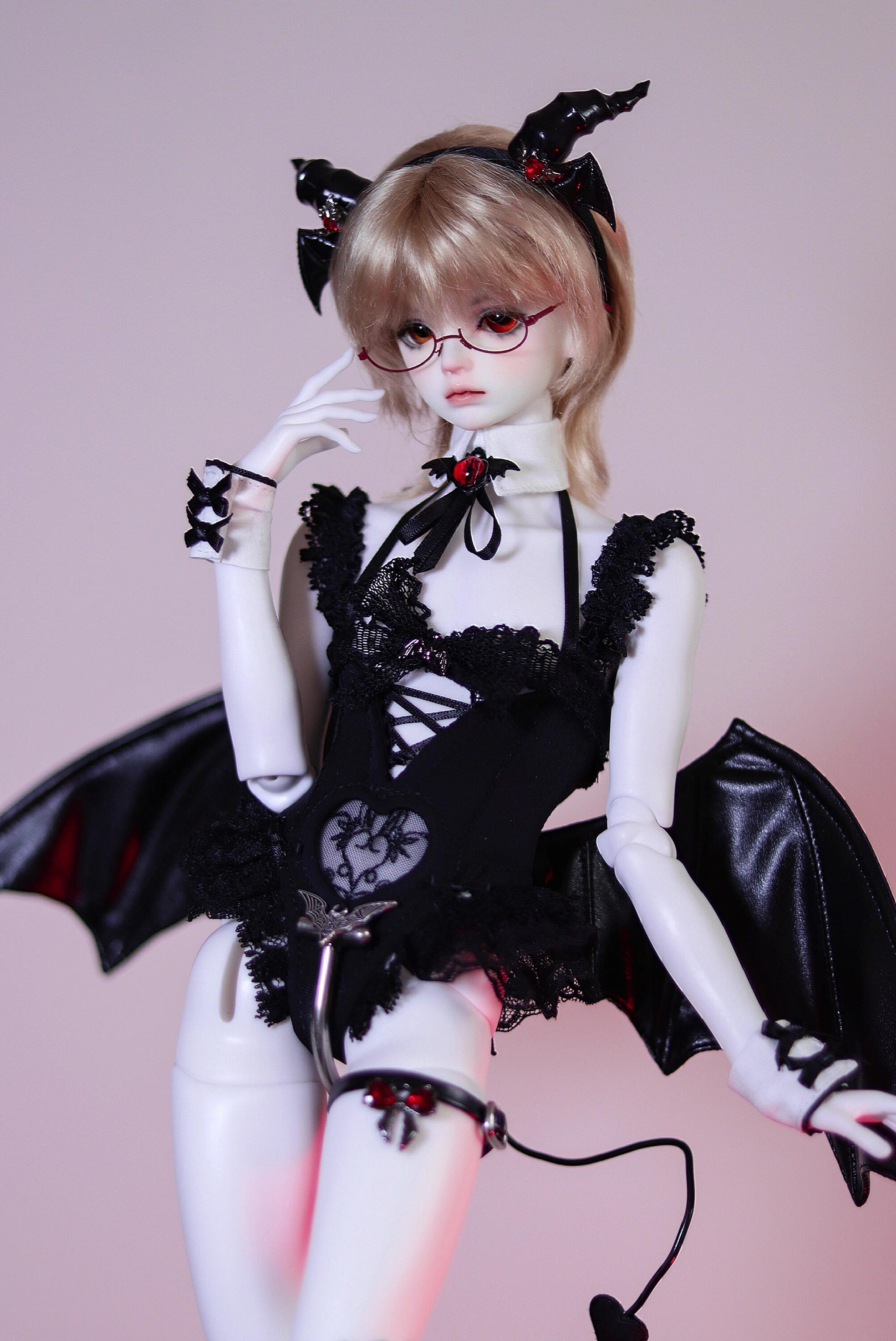 BIA 1/3 68-77cm BJD outfits Succubus Bodysuit Halloween