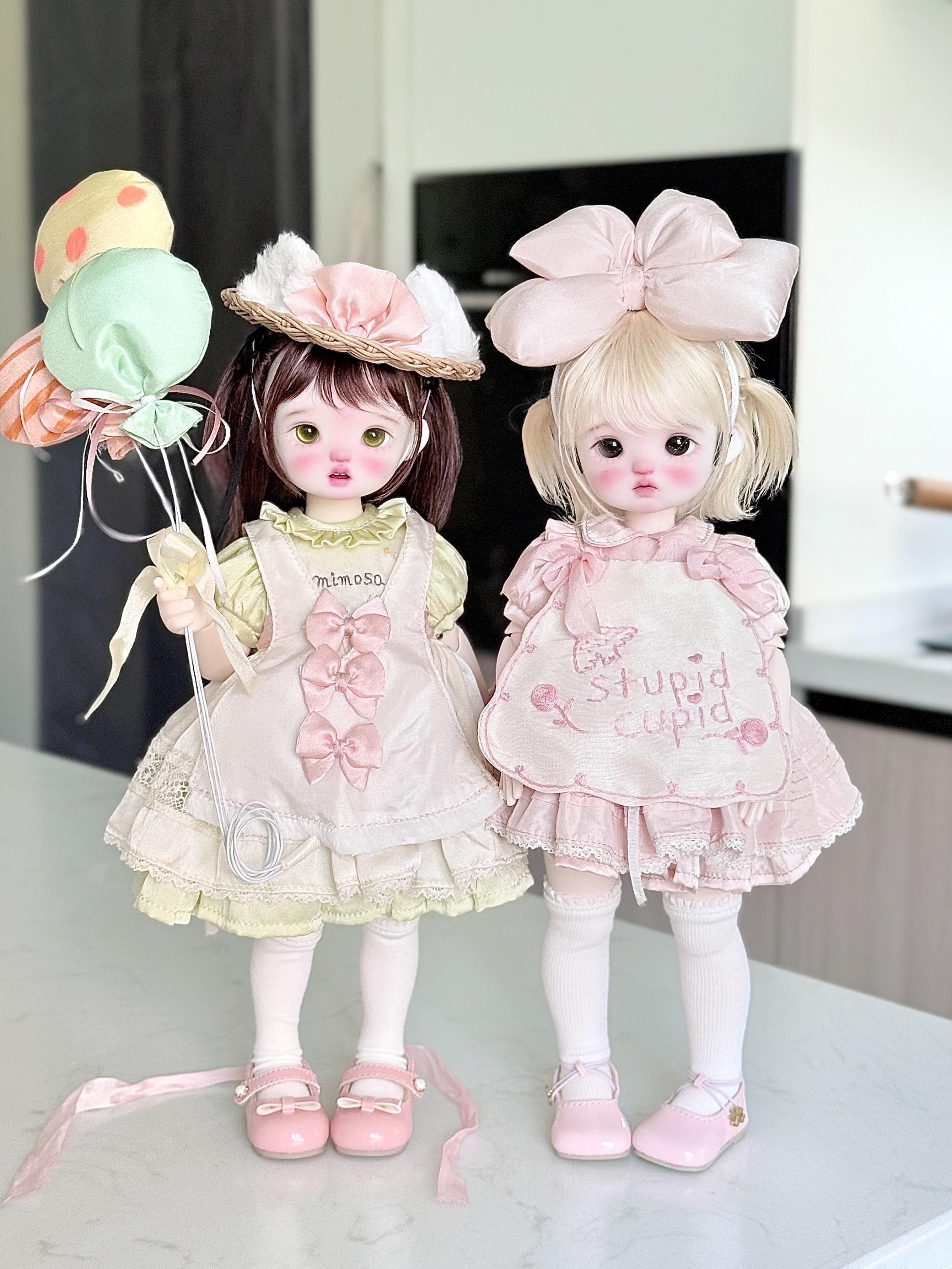 LsisisiL 1/6 BJD head DingDang Poppy & Baby