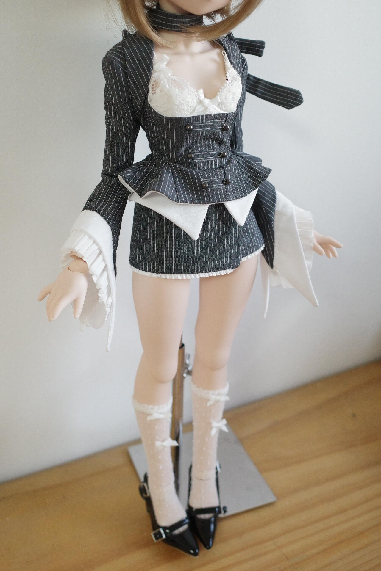 WuWu 1/4 BJD outfits Striped matching set代购