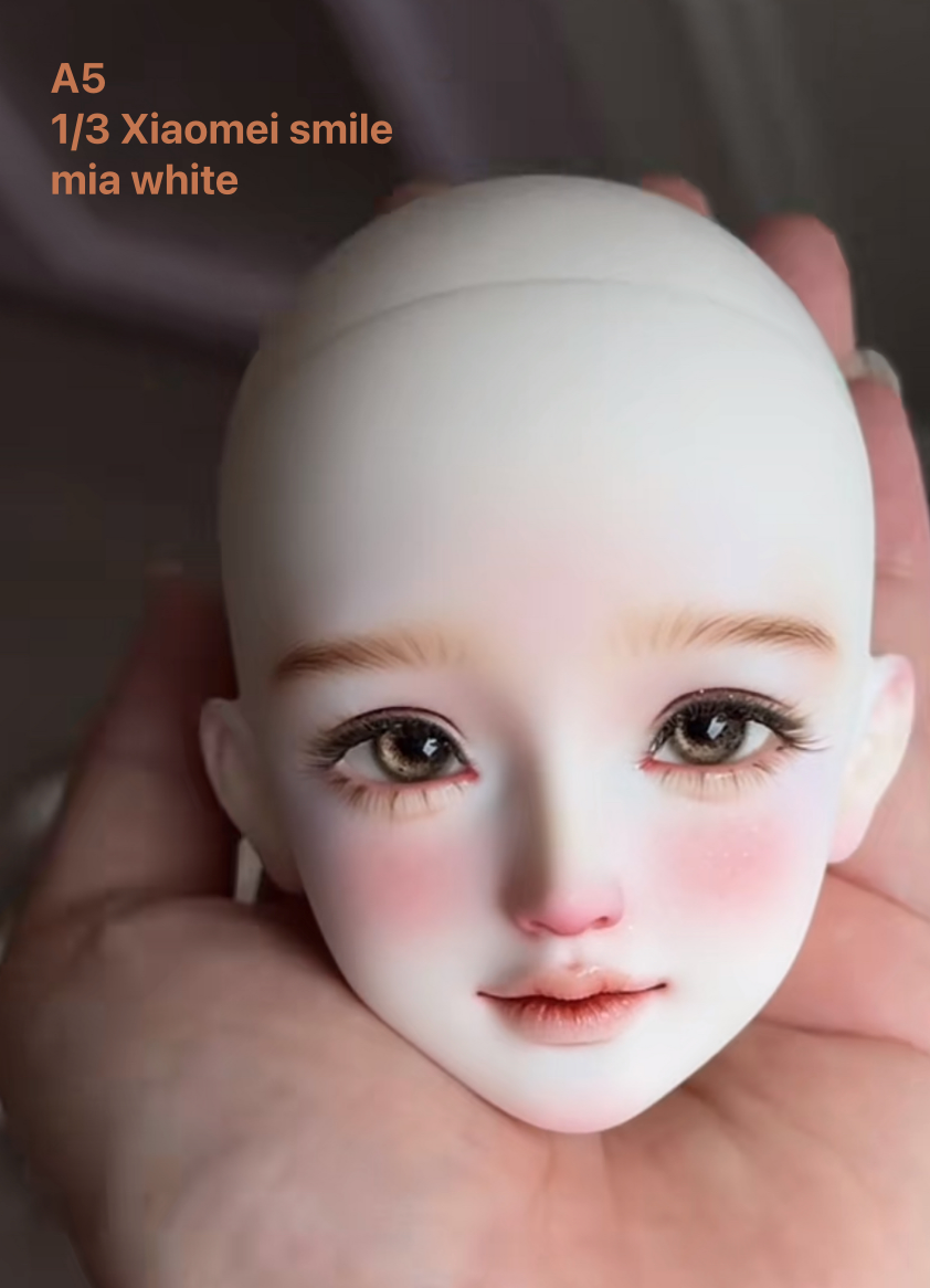 QianQian 1/4 1/3 BJD heads with faceup ready stocks