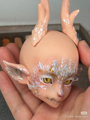 Kukudoll 1/4 BJD head Little Dragon