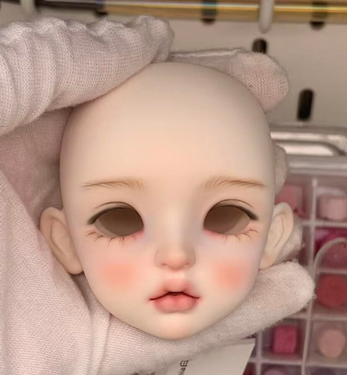 QianQian 1/4 1/3 BJD heads with faceup ready stocks