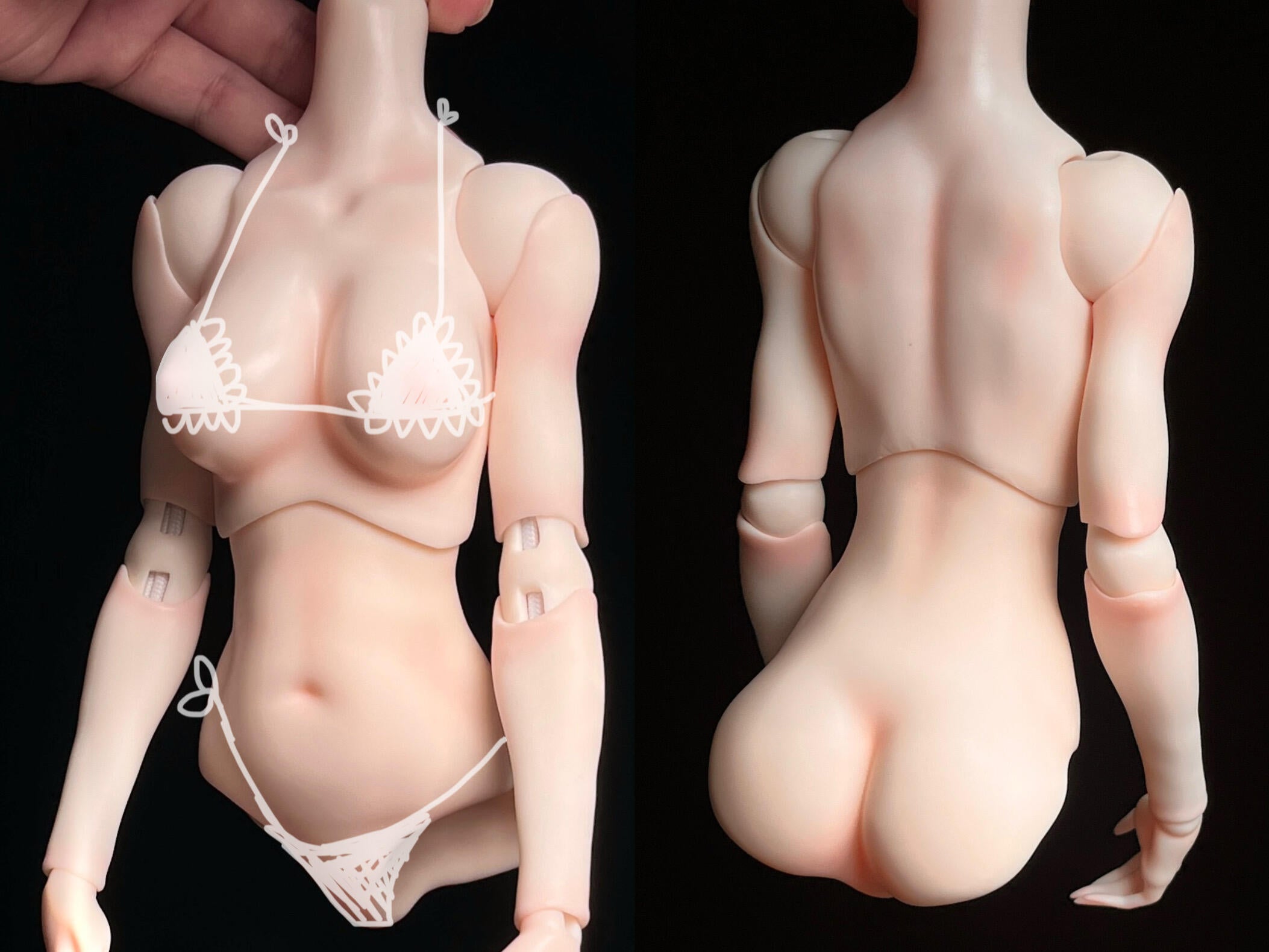 ZhiYuan 1/4 BJD soft vinyl body