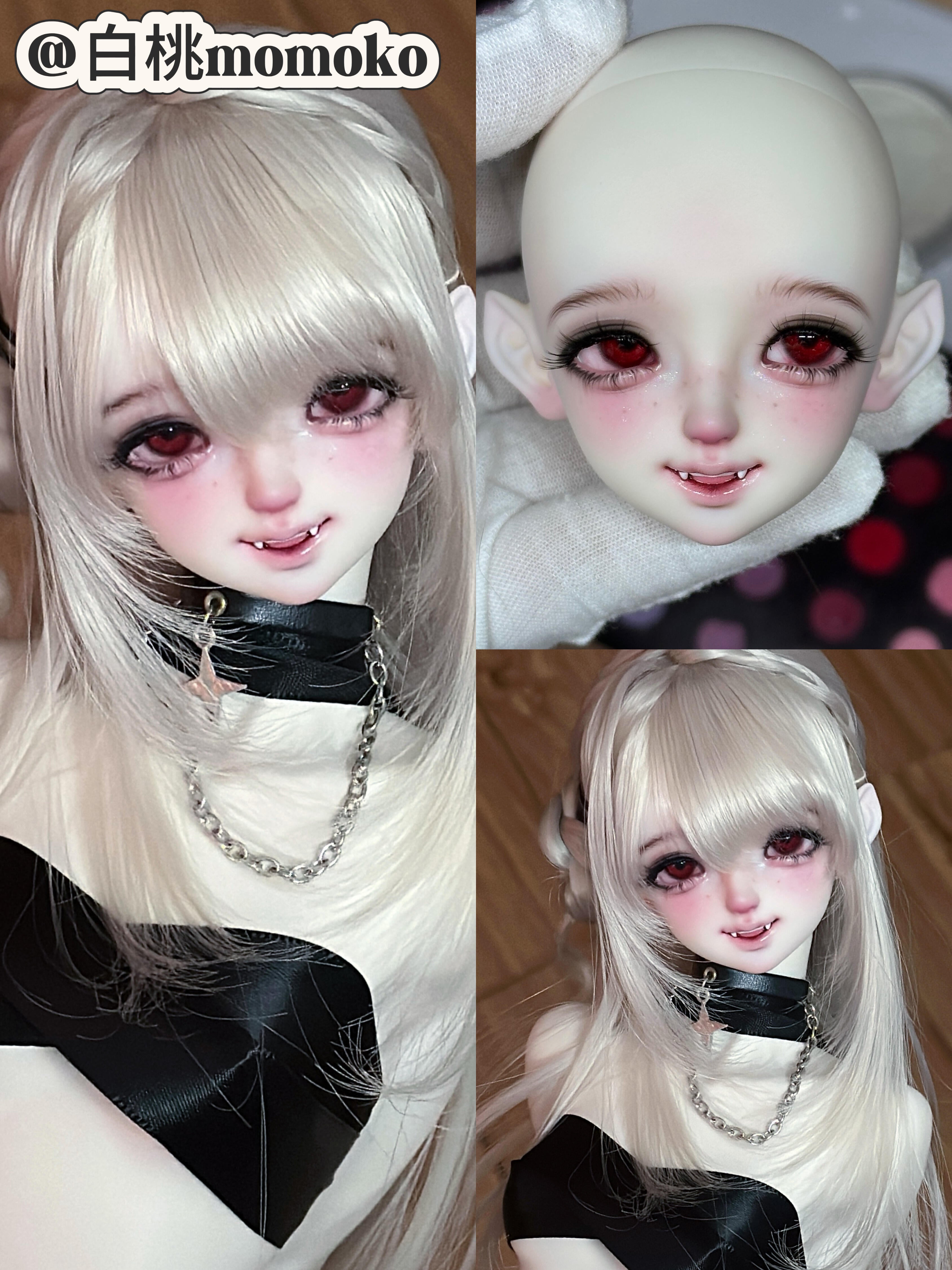 TC 1/4 BJD head Elvis & Avina