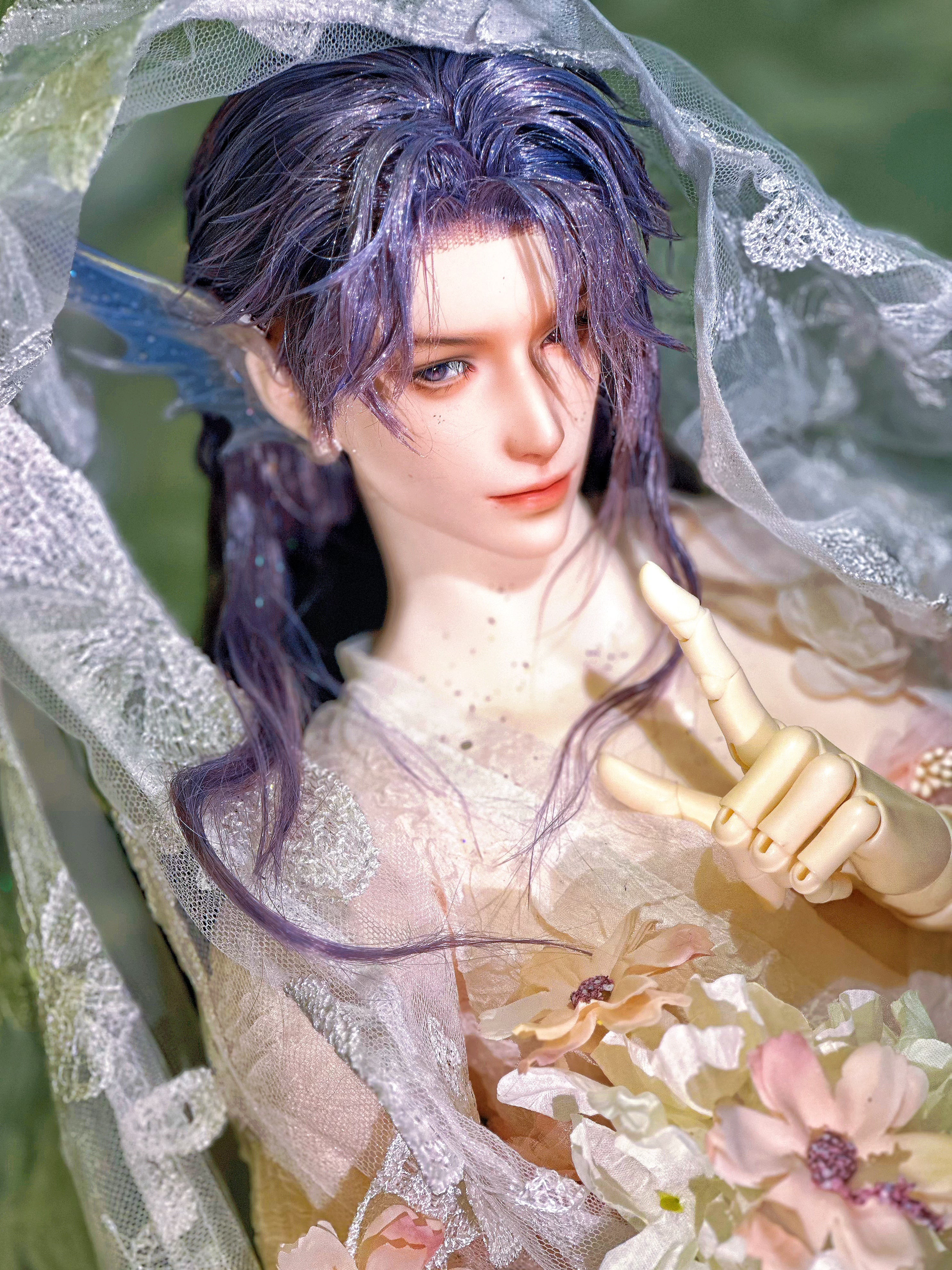 MoonlitWonder 1/3 Rafayel bjd long wig