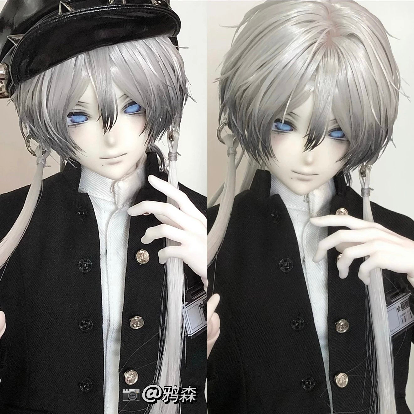 White Twenty-One 1/4 BJD Head Iris鸢尾