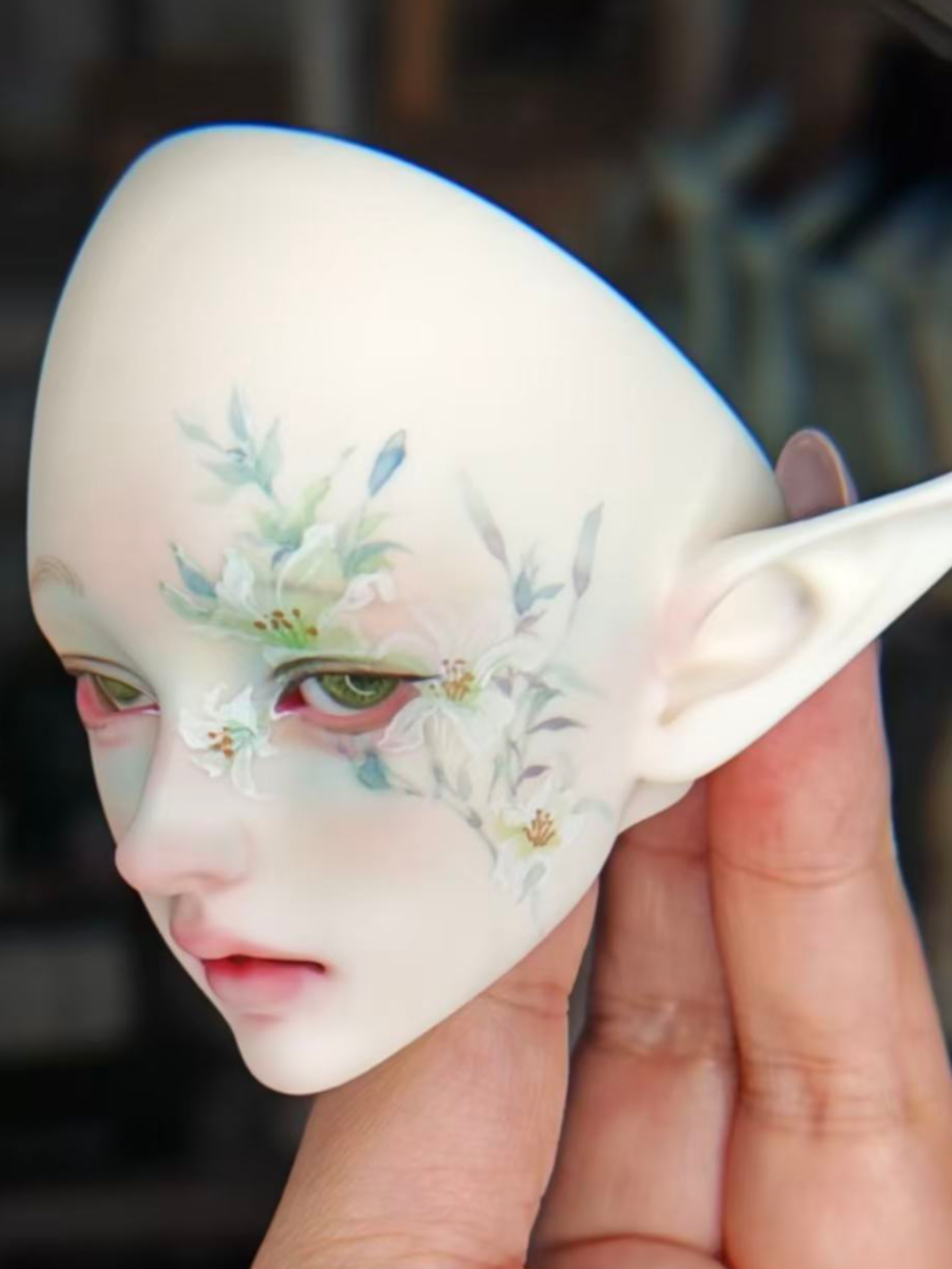SUE 1/3 BJD head Flora