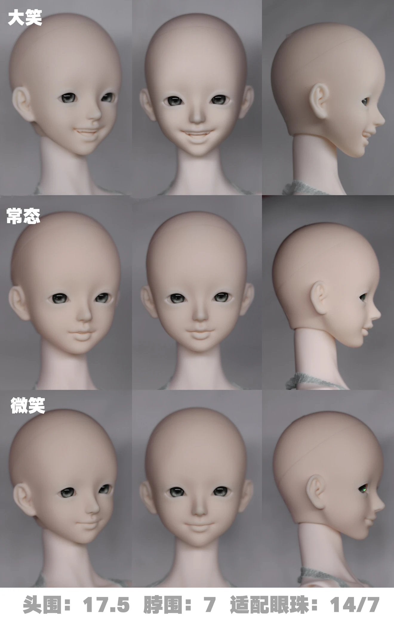 Babel Tower No.9 1/4 BJD head TIAN