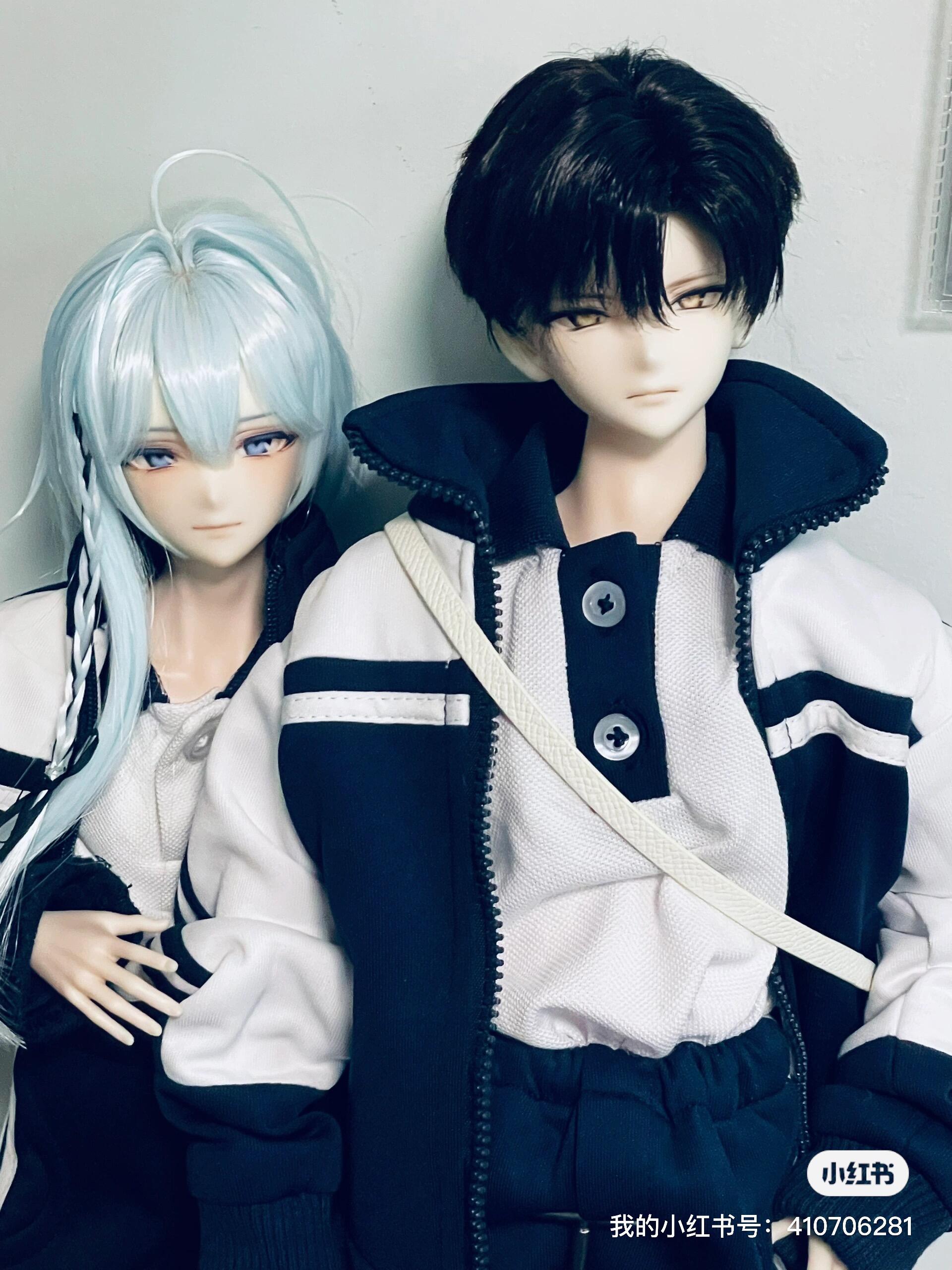 BlackWhite 1/4 时 16TH.VER & 70cm 凛 24TH.VER BJD head