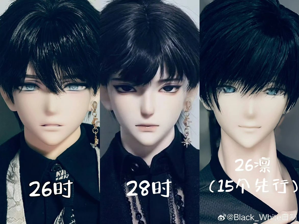 BlackWhite 时 26TH 28TH.VER 75cm BJD Head