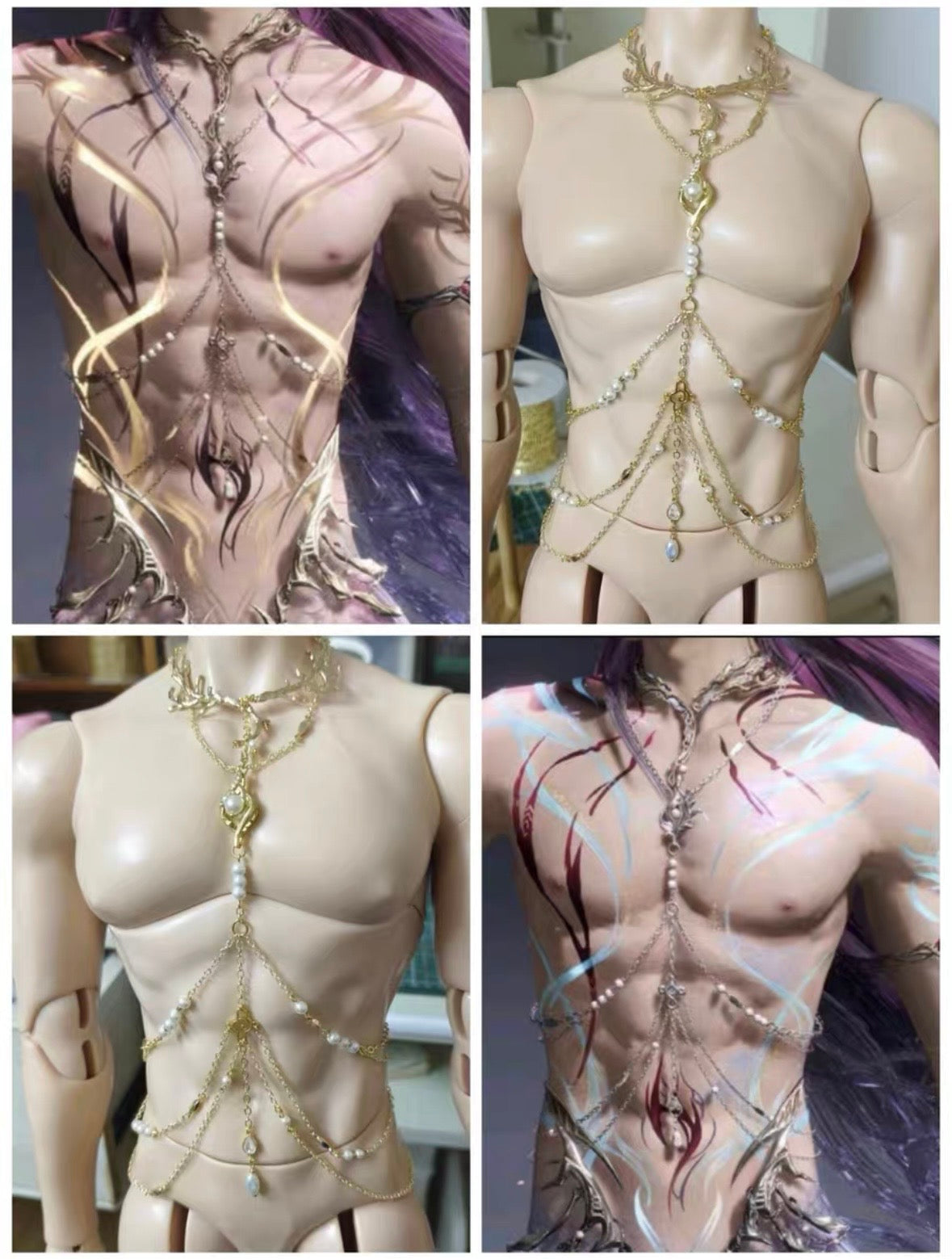 Rafayel 75cm BJD Hot Spring Body Chain代购