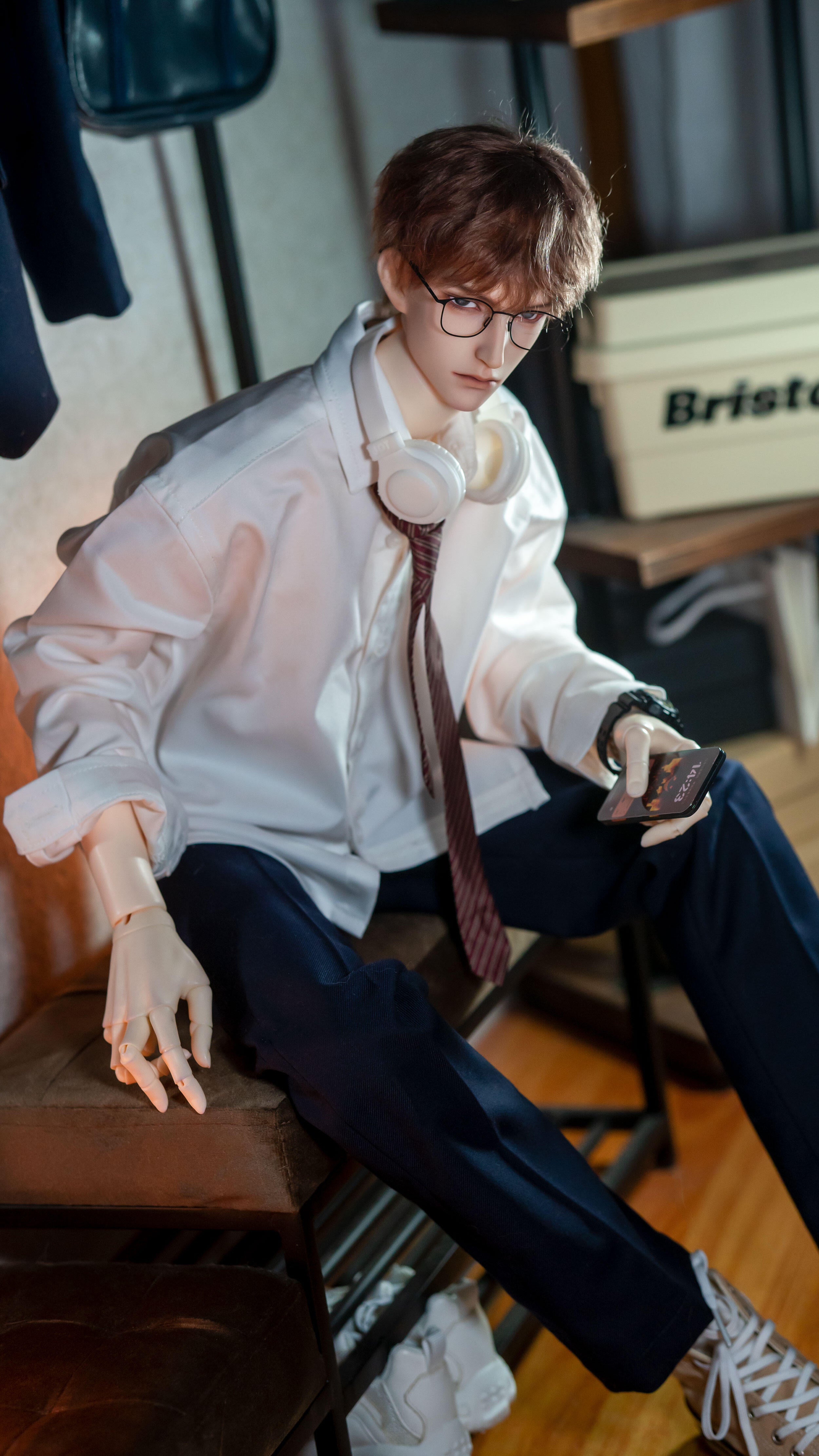 JR 75cm BJD head Reid