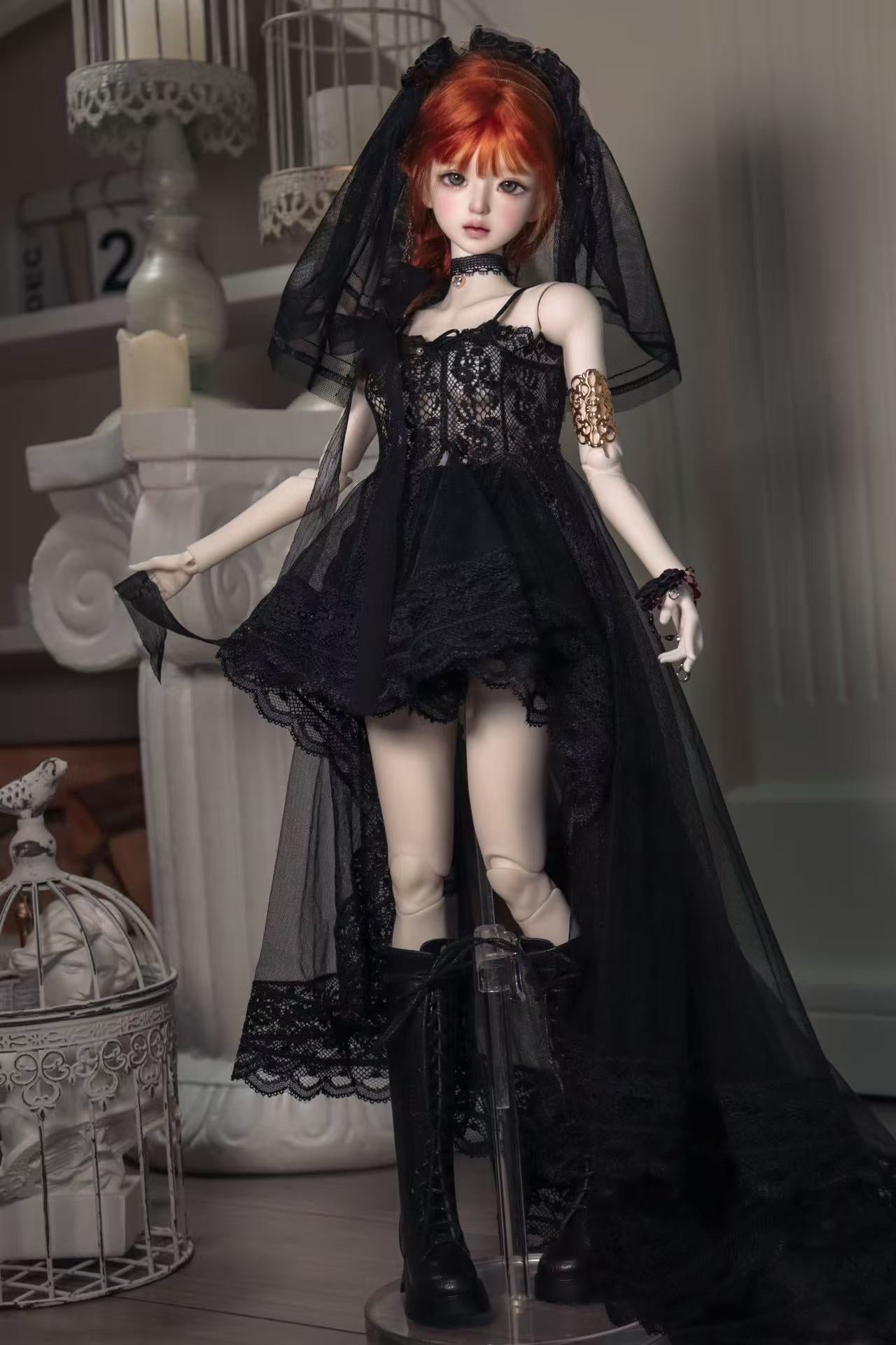 QianQian 1/4 1/3 BJD Head Lilac