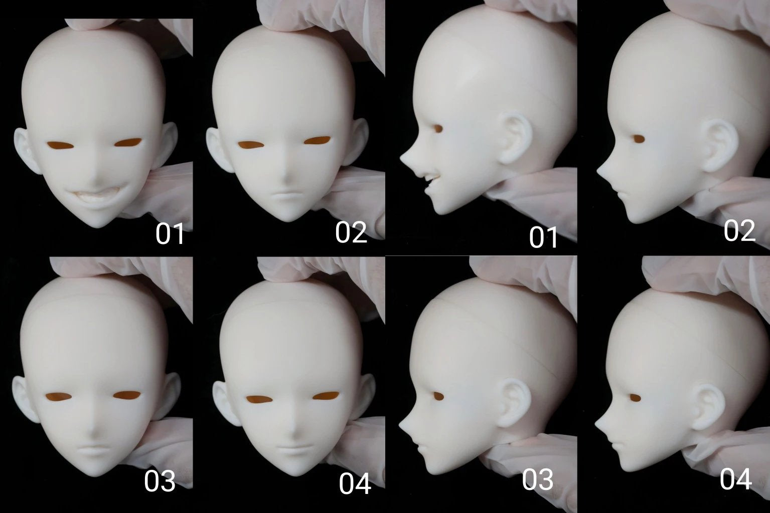 JR 1/4 BJD head Kiru