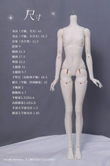 KDL 1/3 BJD angel body