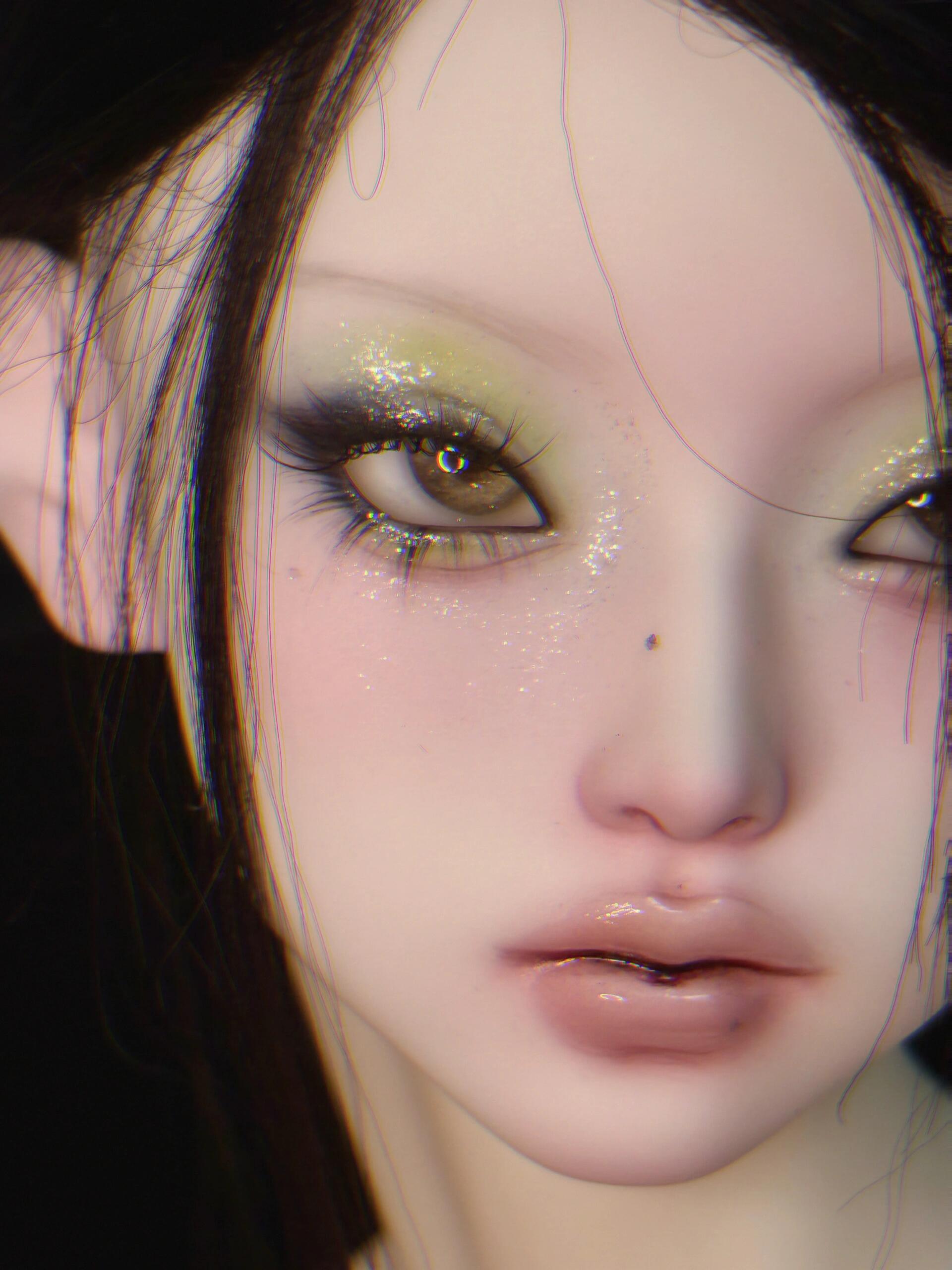 Igloo 1/3 BJD Head INK