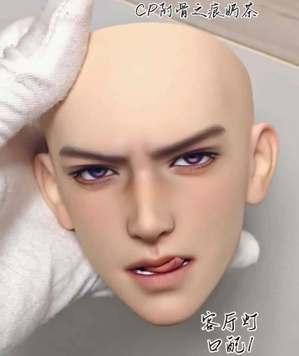 Personalized Character Customization 75cm Caleb head with faceup