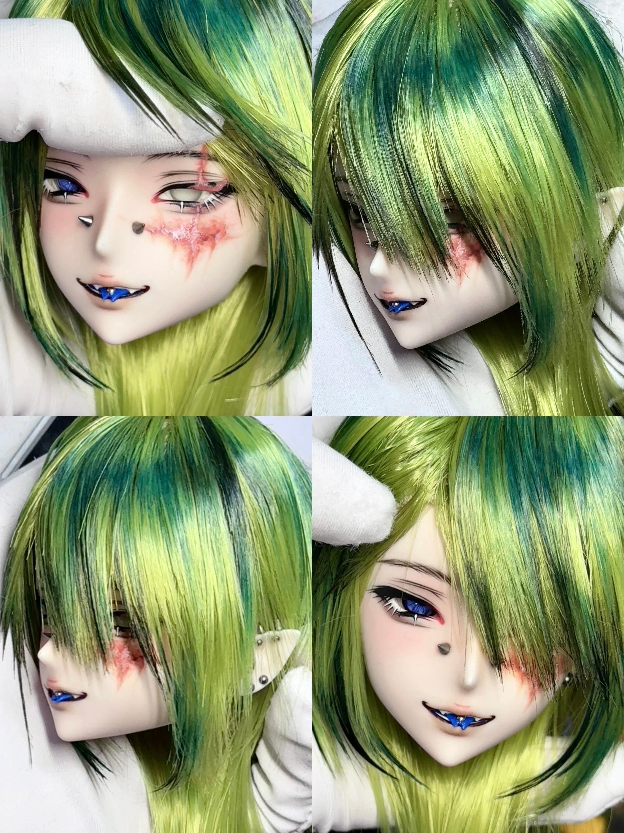 Burnt Duck 1/4 BJD Head Duo堕