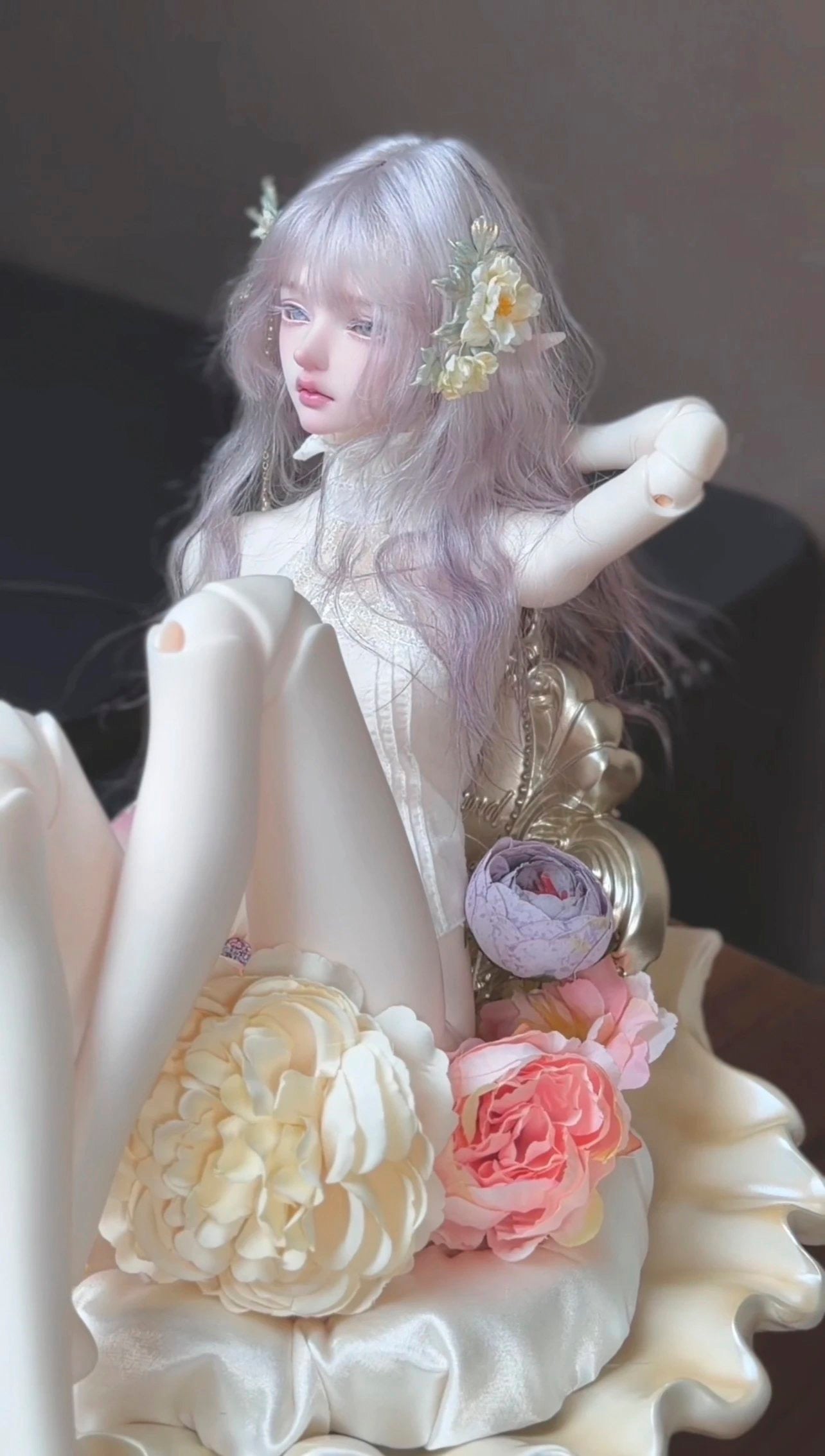SUE 1/4 BJD head Flora