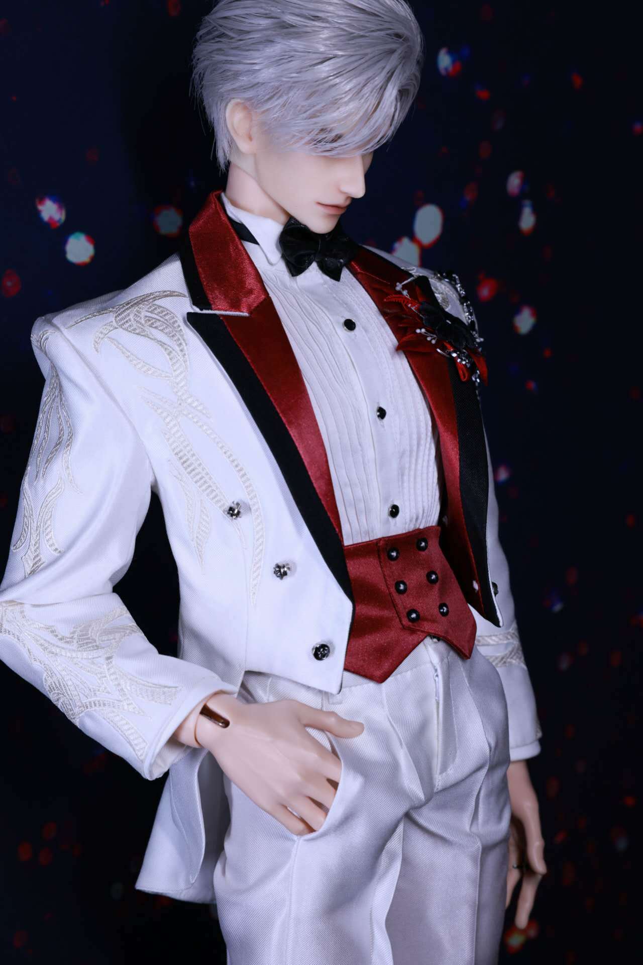 Sylus cos wedding dress 75 77cm BJD clothing full set outfit代购