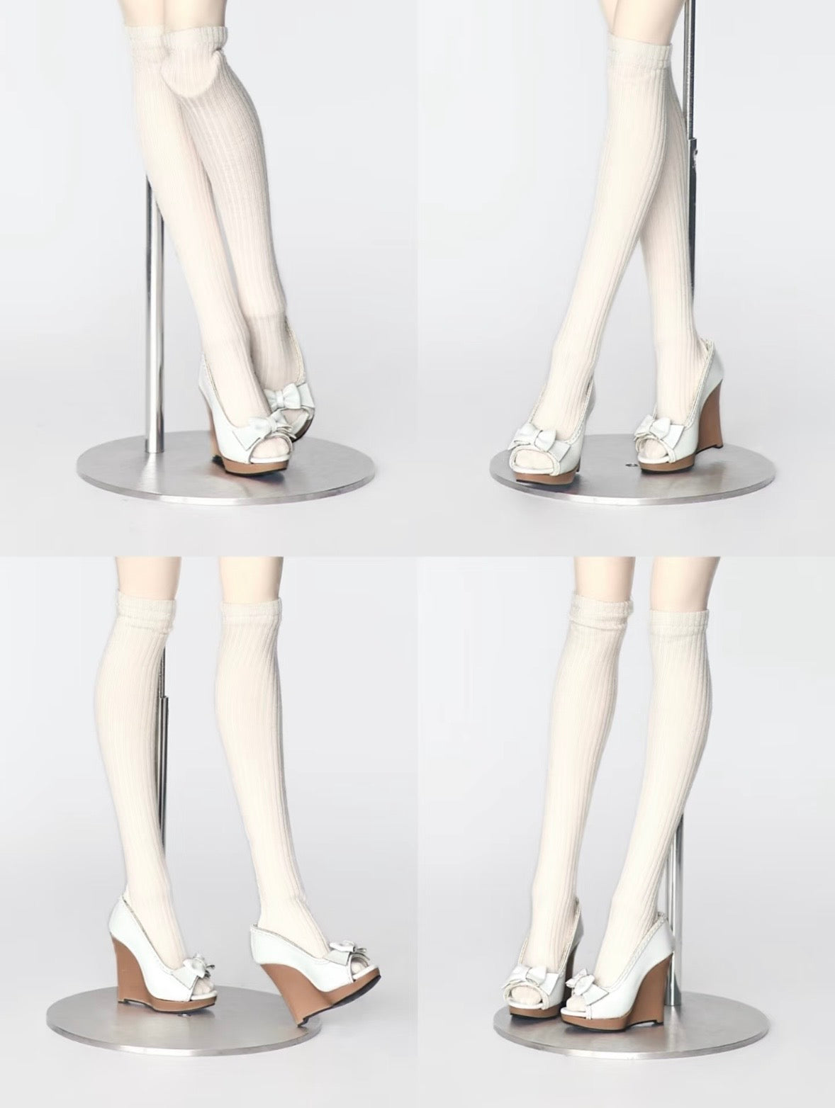 Koyut 1/4 & AP size BJD shoes代购 Peep-toe wedge heels