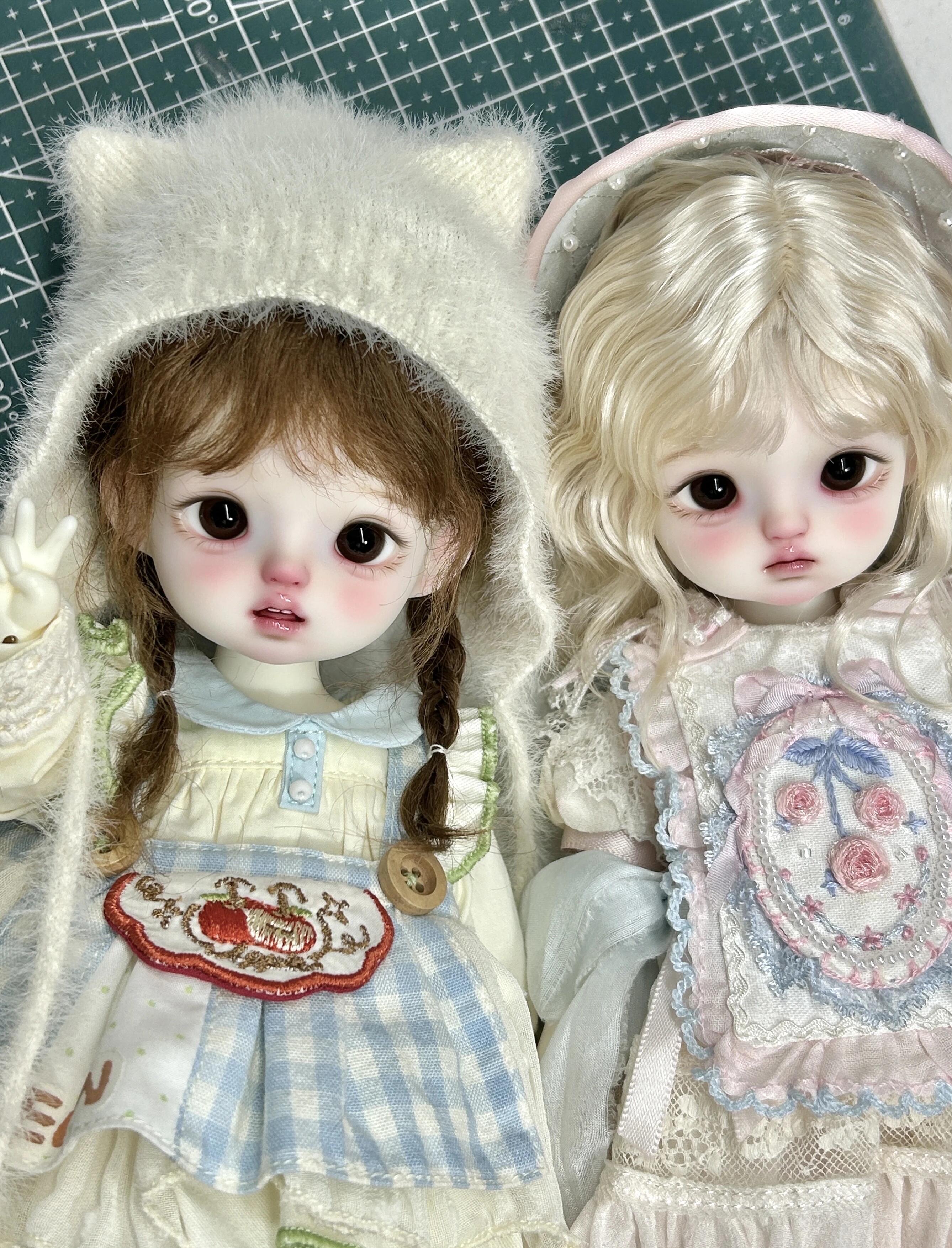 LsisisiL 1/6 BJD head DingDang Poppy & Baby