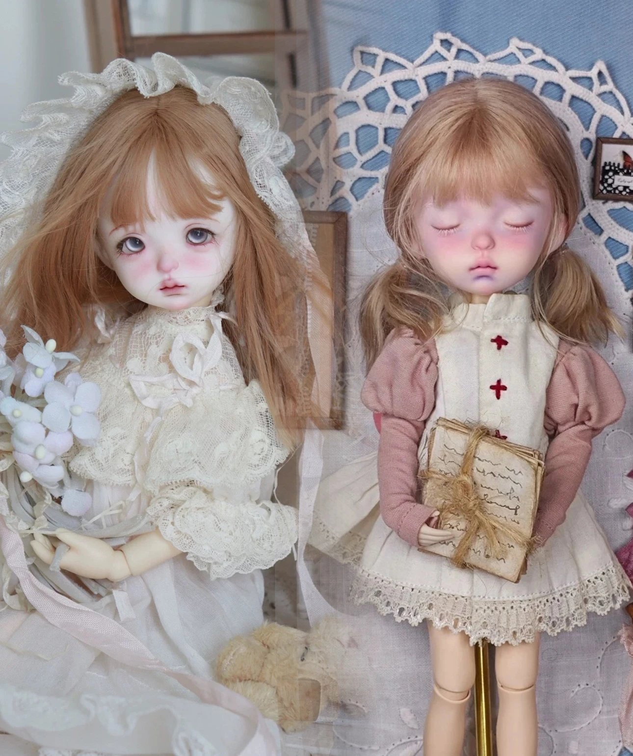 GYOYODOLL 1/6 BJD head Melatonin SP &  Melatonin sleeping