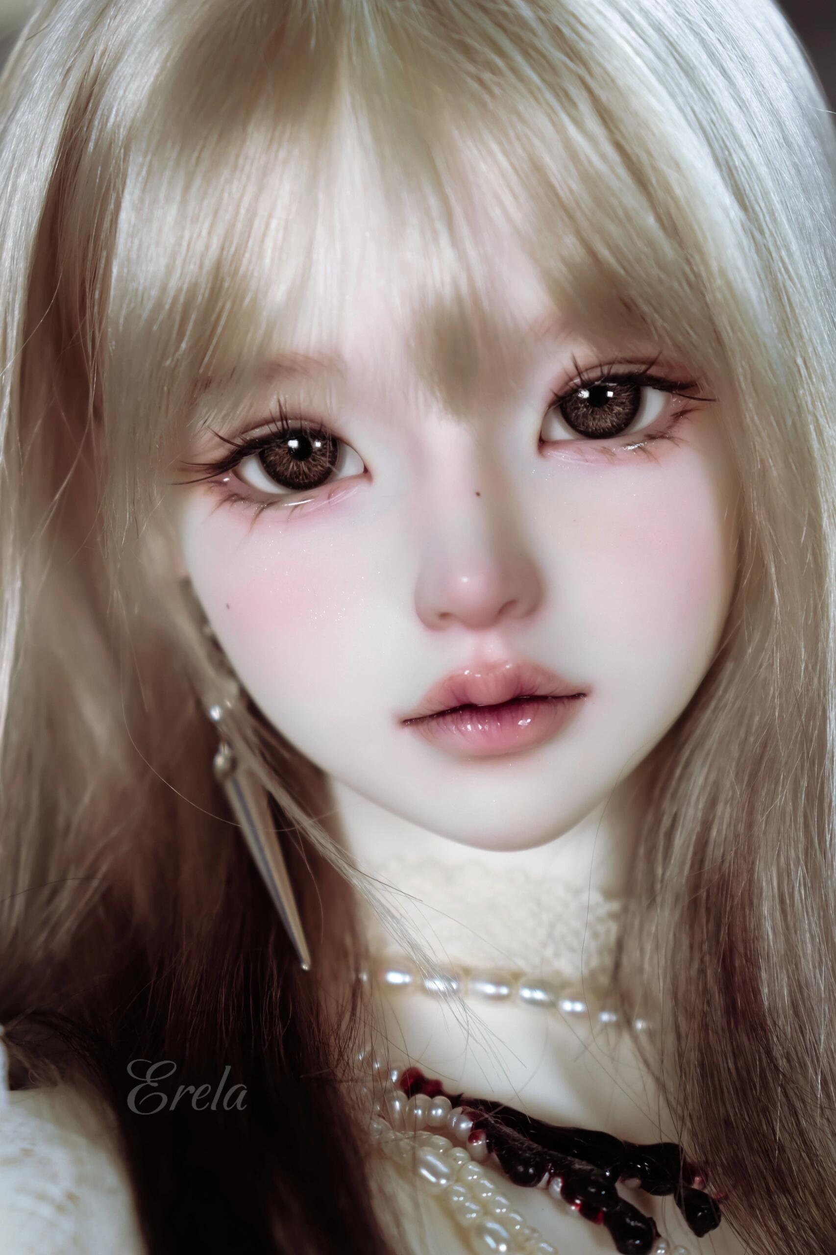 QianQian 1/3 BJD Head Erela & Arena