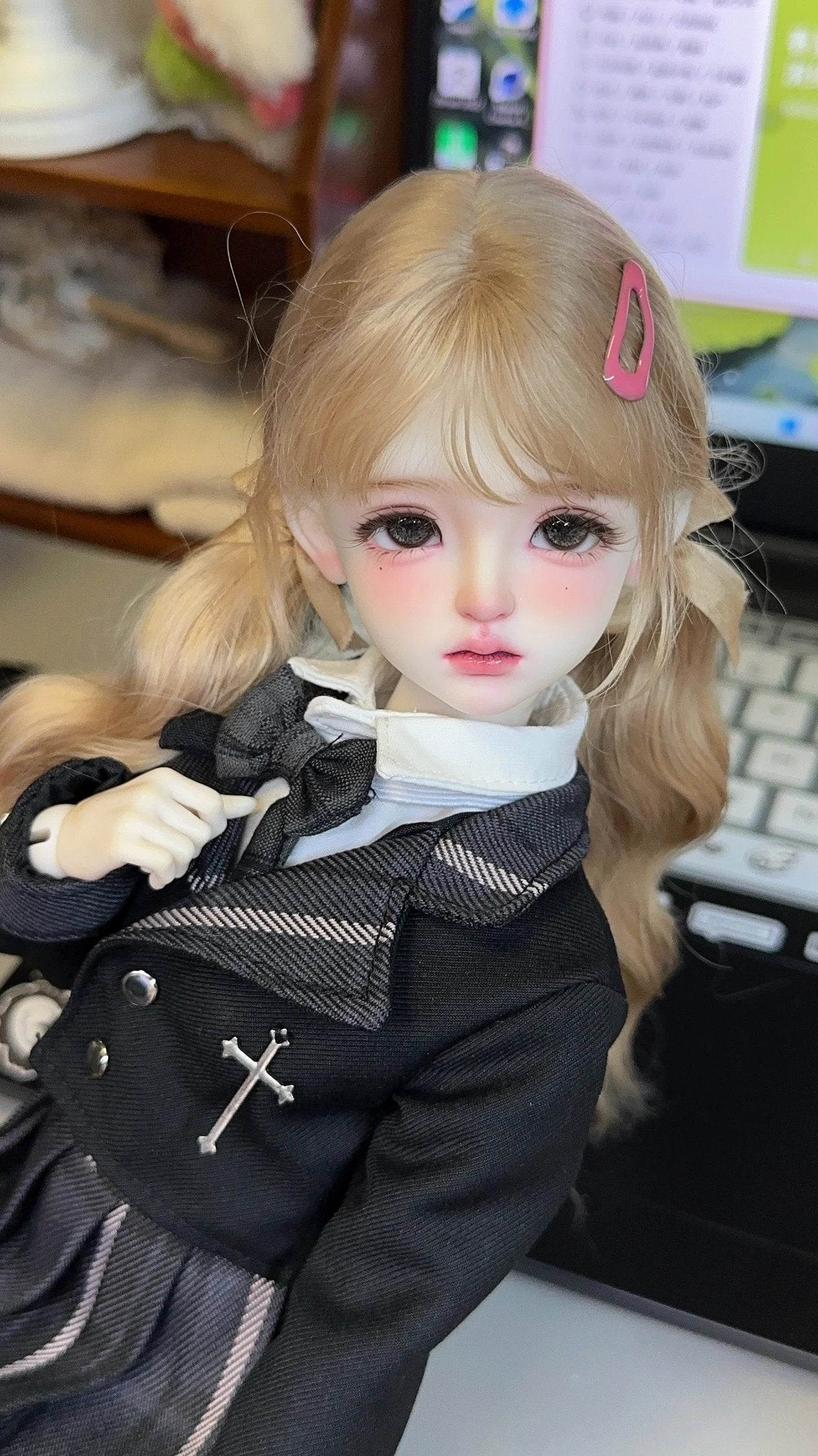 Mosquito Cat 1/4 BJD head BaiLu
