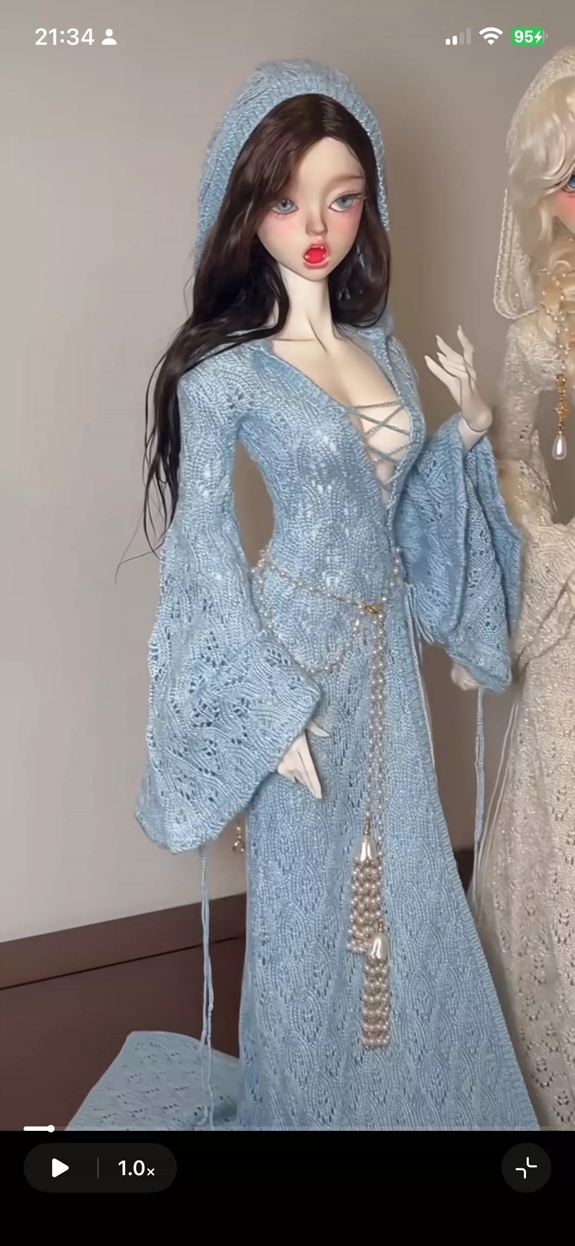 LE CREATEUR 1/6 1/4 1/3 70-75cm Knitted Cape BJD outfit