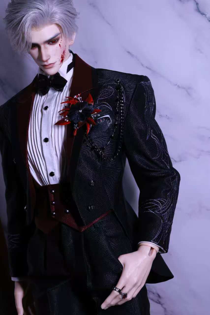 Sylus cos wedding dress 75 77cm BJD clothing full set outfit代购