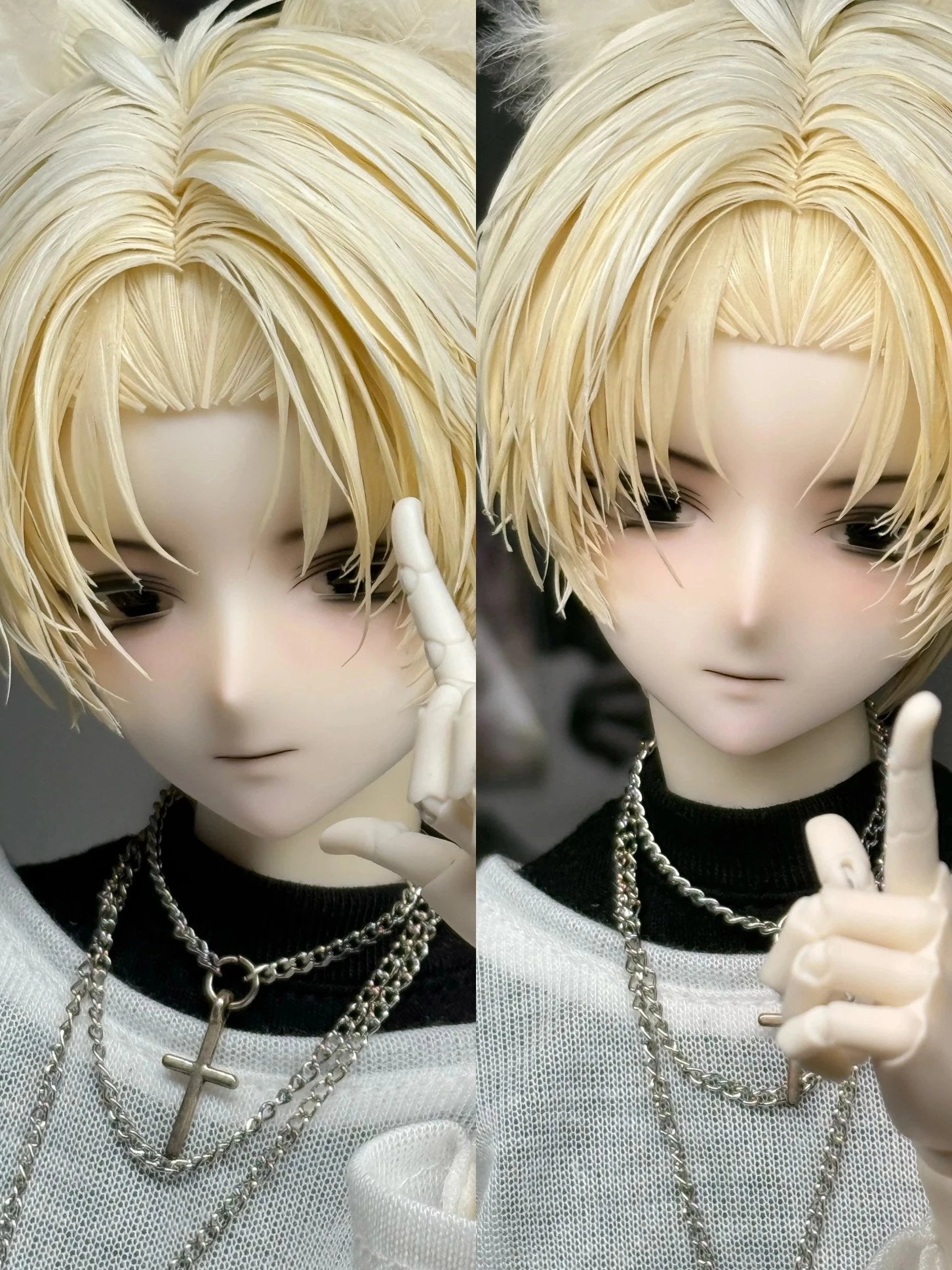 Burnt Duck 1/4 BJD Head Rat Cake 鼠饼03