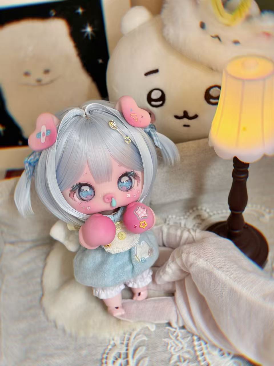 JemmyDoll 1/12 BJD big head full set HuluPig & HuluCat