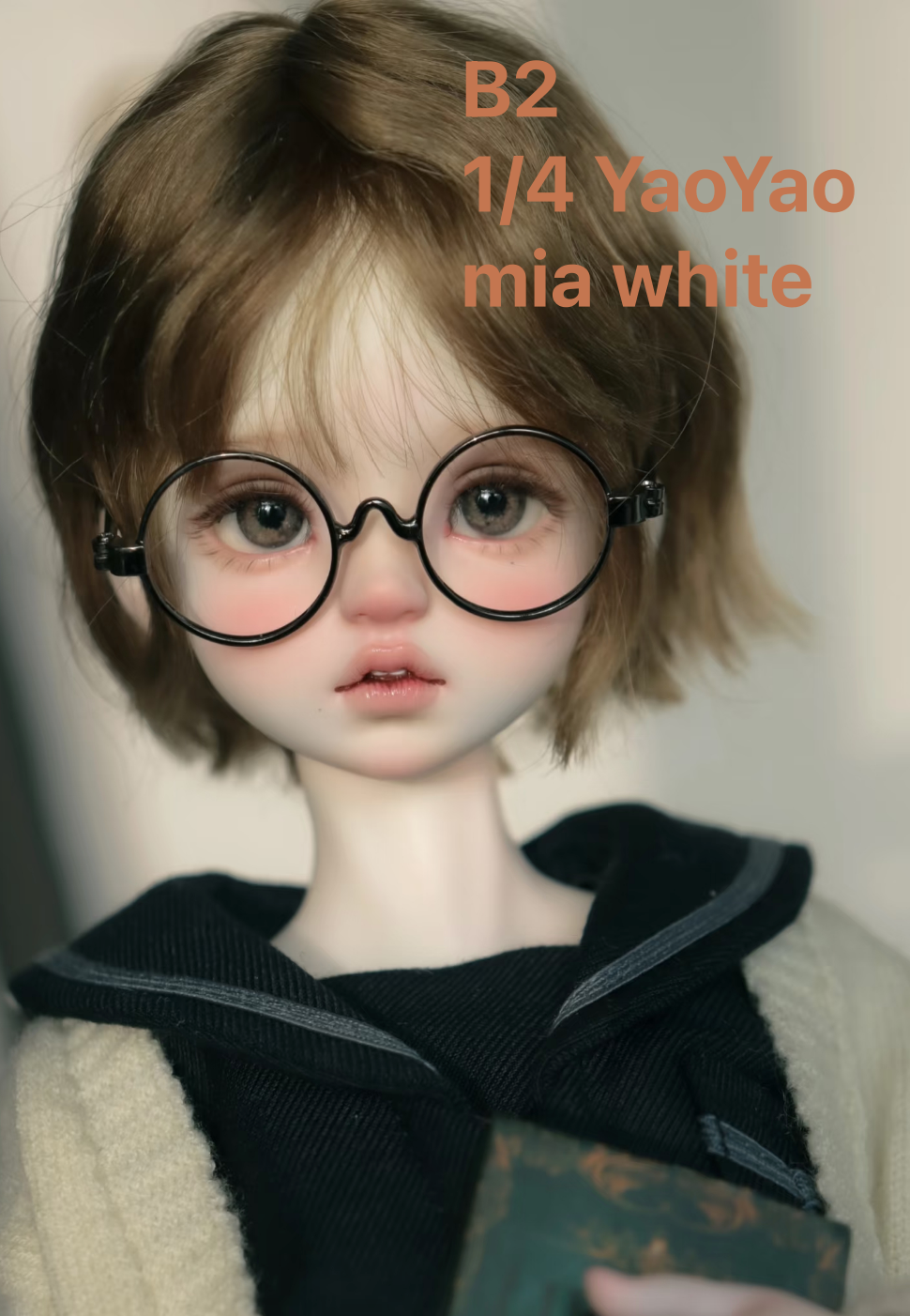 QianQian 1/4 1/3 BJD heads with faceup ready stocks