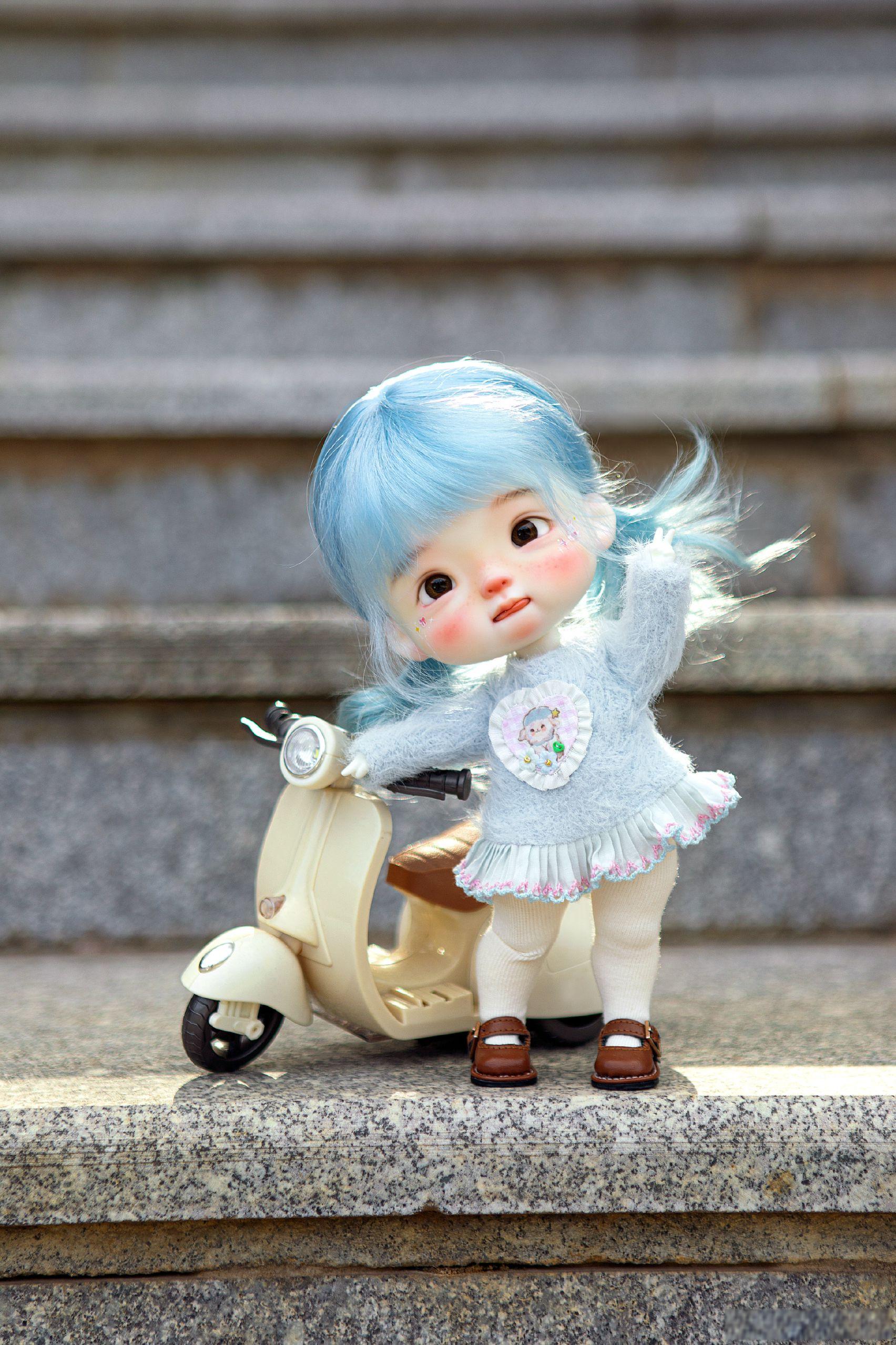 DollyZone 1/6 bjd big head snow cake