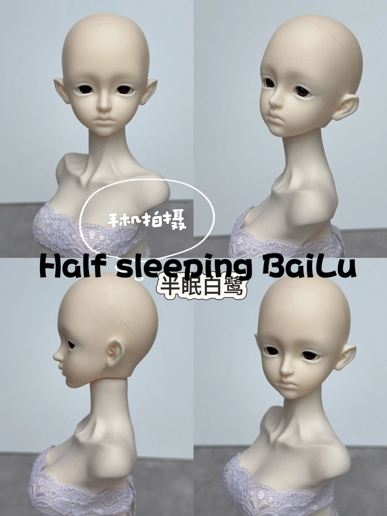 Mosquito Cat 1/4 BJD head BaiLu