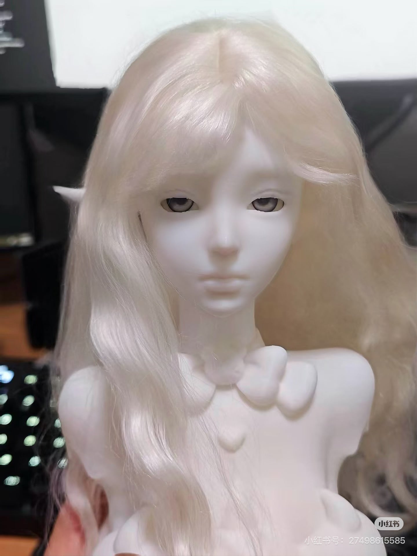 JanwaRest 1/4 bjd head nude head HuaMian