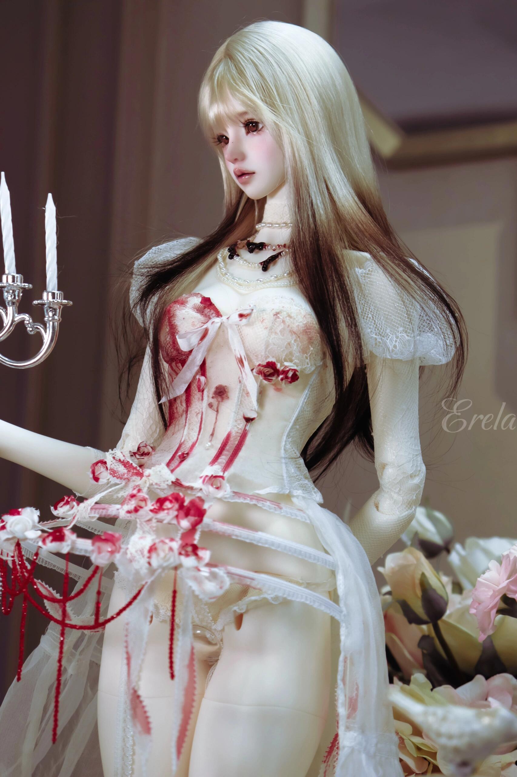 QianQian 1/3 BJD Head Erela & Arena