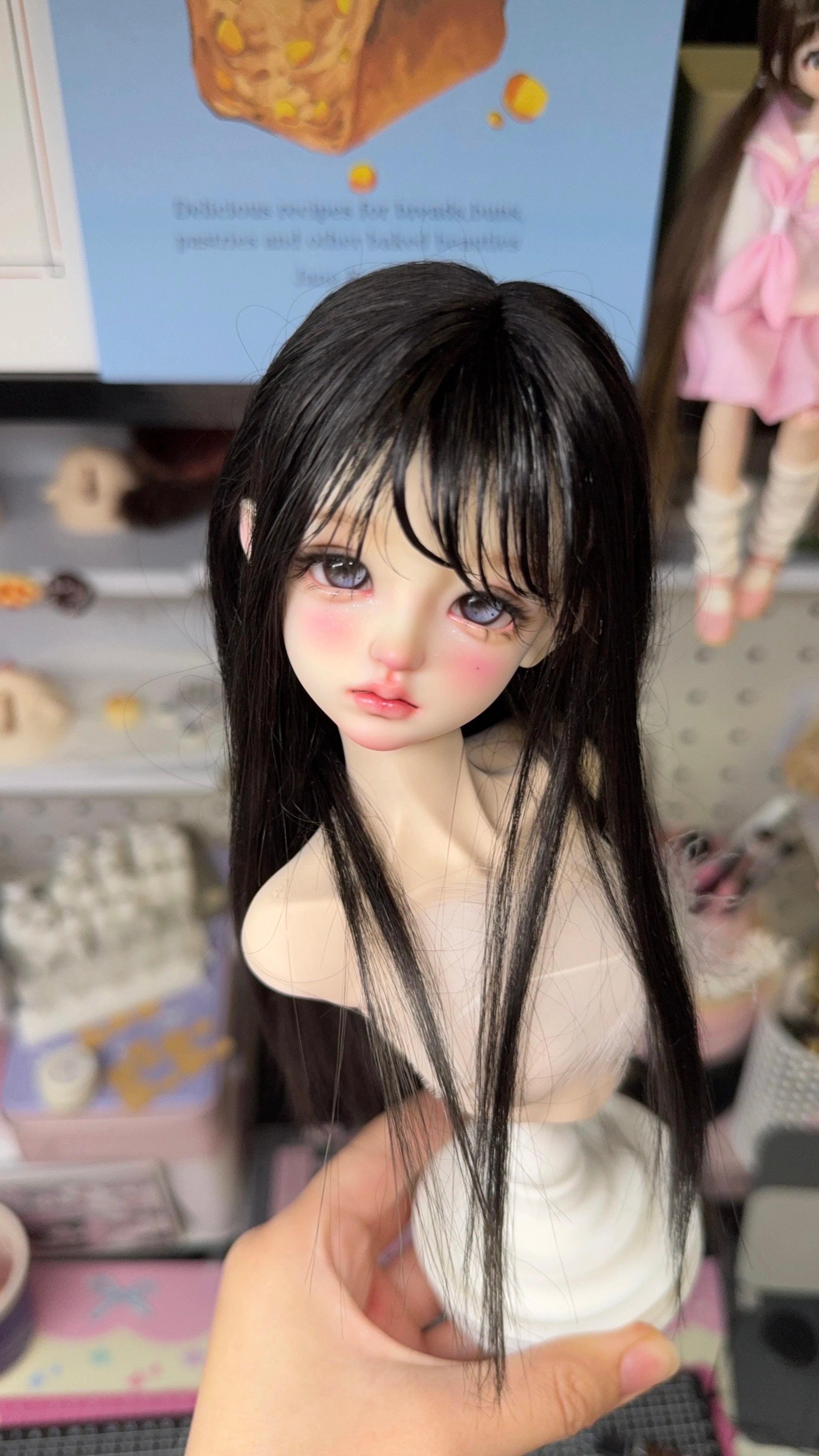 Mosquito Cat 1/4 BJD head BaiLu