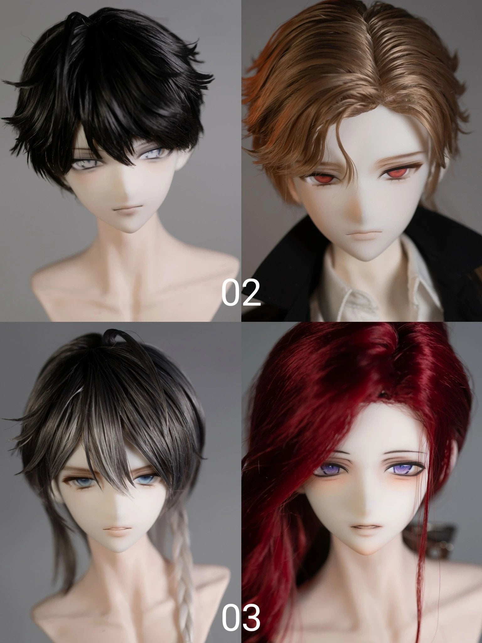 JR 1/4 BJD head Kiru
