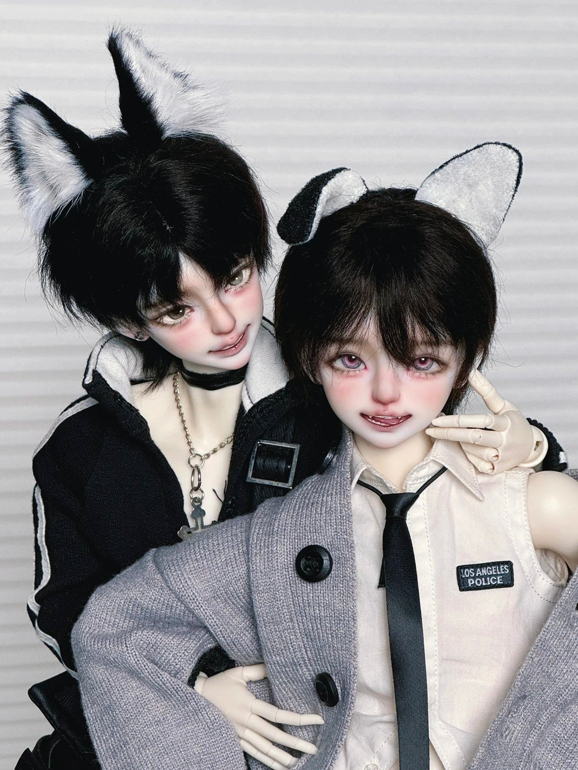 MuHan 1/4 bjd head Puppy & Wolf