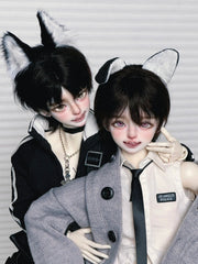 MuHan 1/4 bjd head Puppy & Wolf