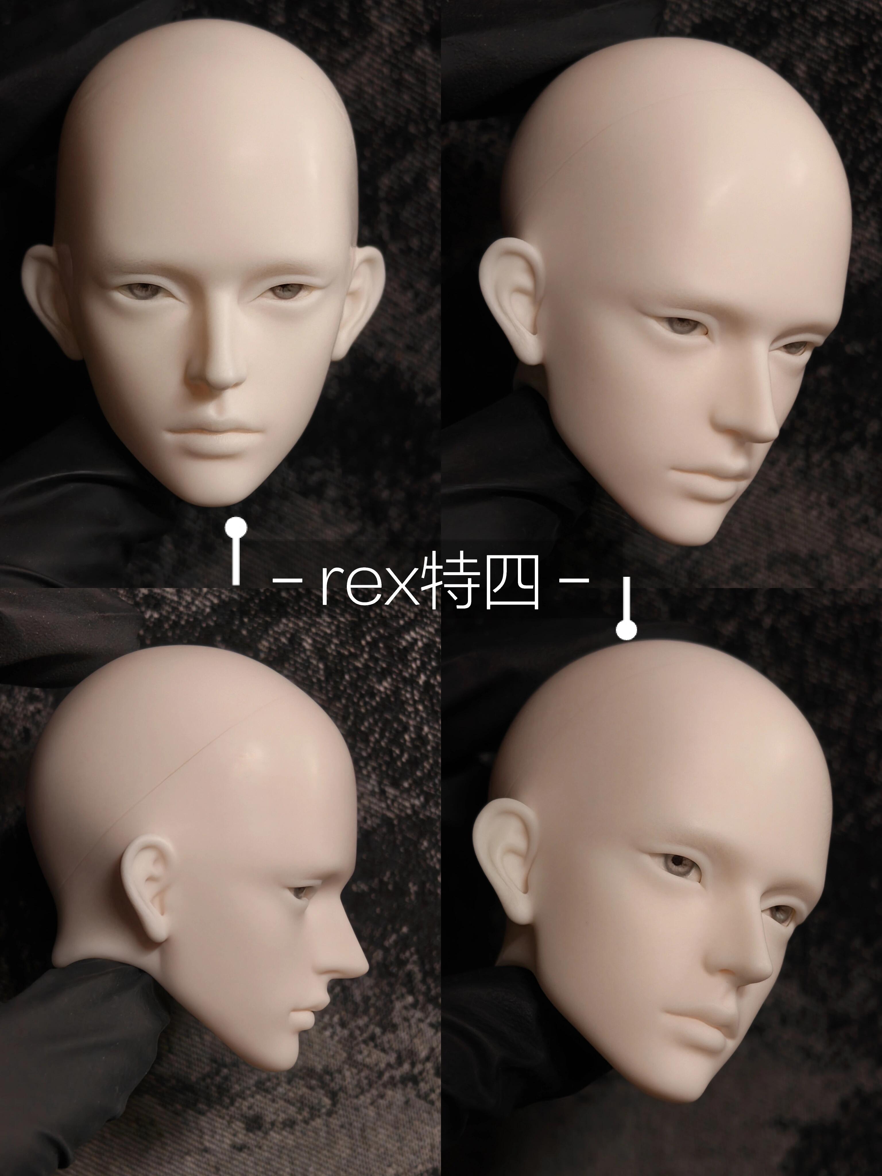 Alberich 1/4 & 75cm BJD head Rex & Lotan