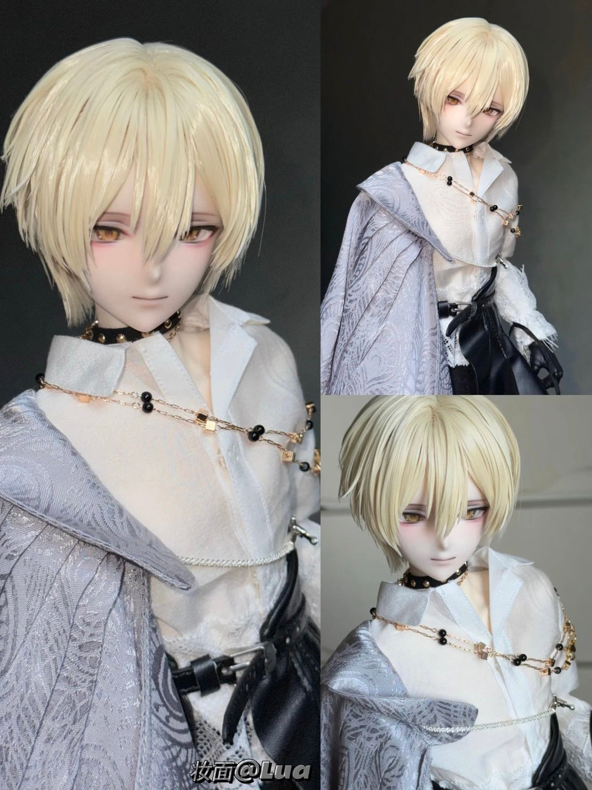 White Twenty-One 1/4 BJD Head Iris鸢尾