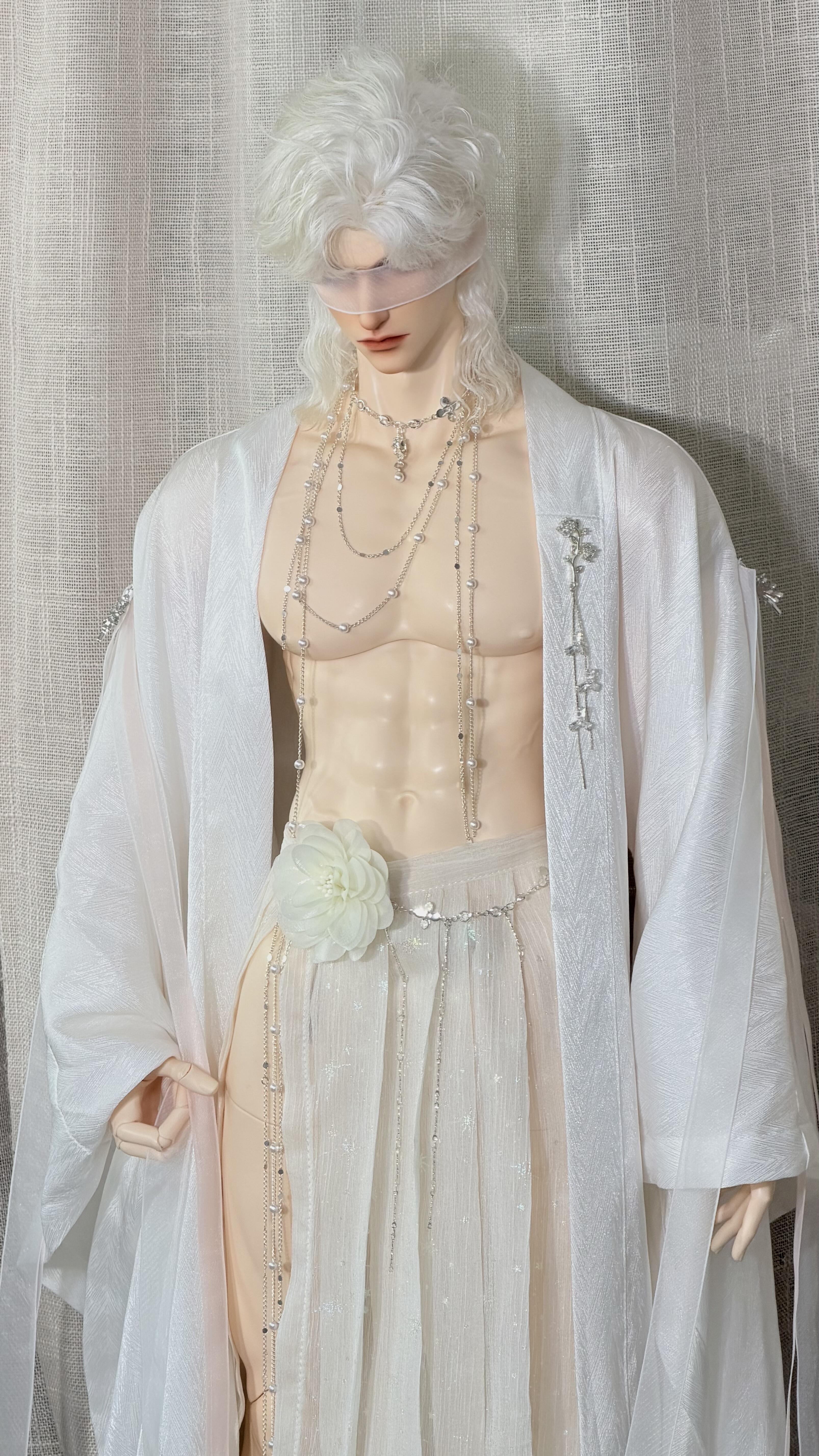 YaYa 75cm BJD outfits black and white仅代购