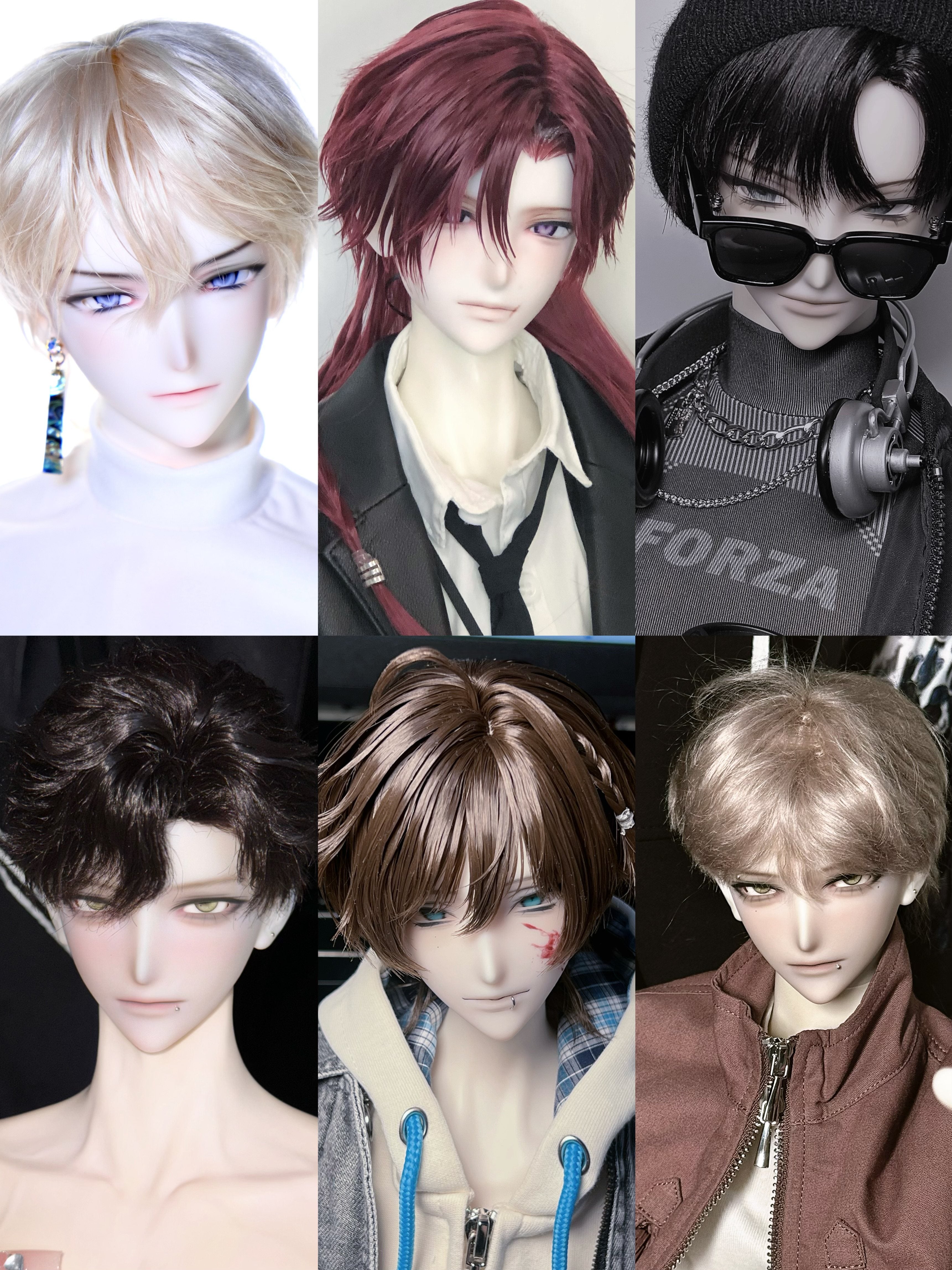 Ermutu 70cm 75cm BJD head SpadesK