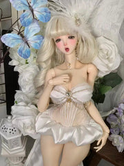 XI 1/4 1/3 AngelPhilia BJD outfits Boned Gown Dress Set