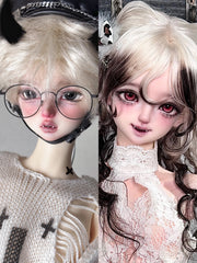 TC 1/4 BJD head Elvis & Avina