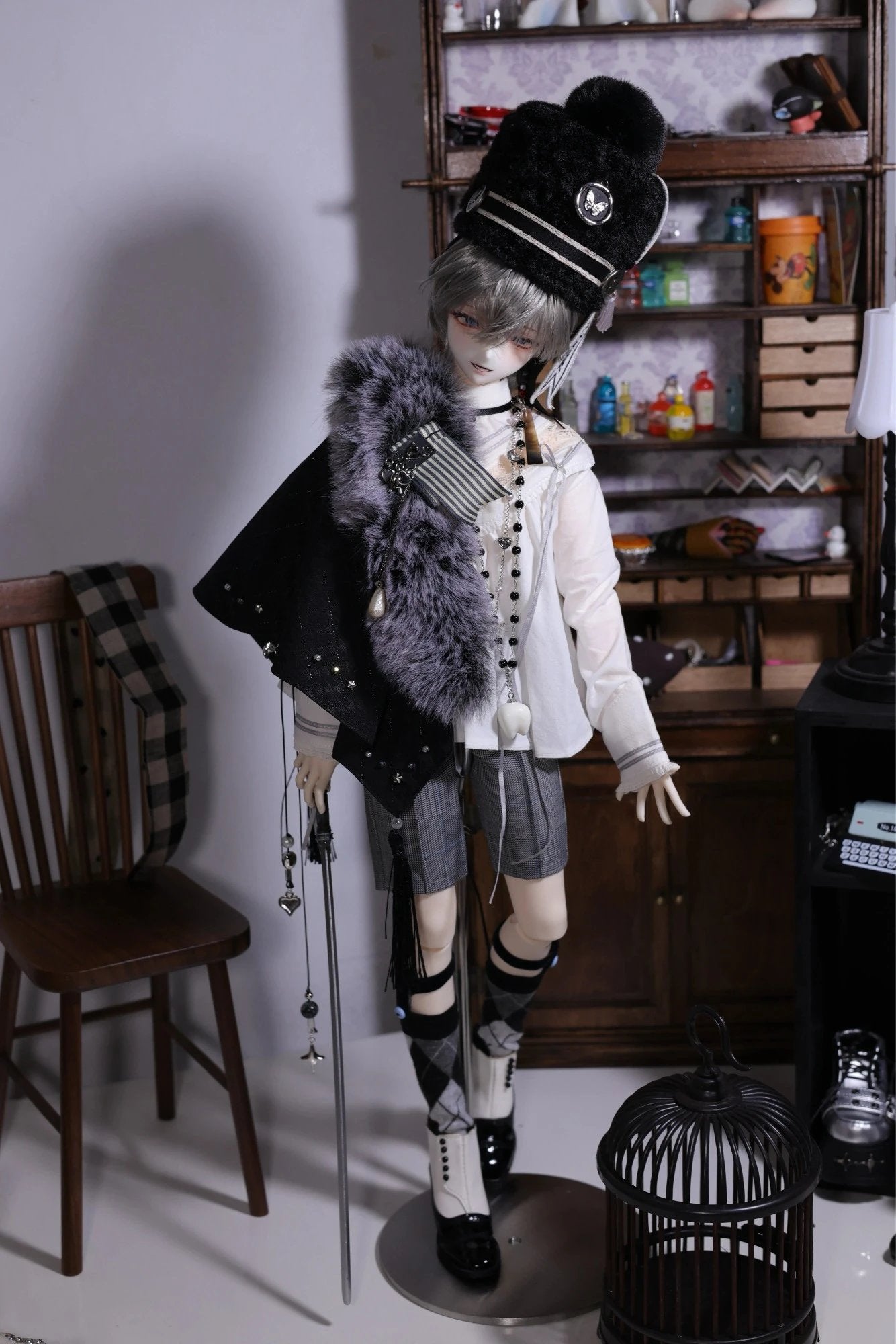 Burnt Duck 1/4 BJD Head JI寂